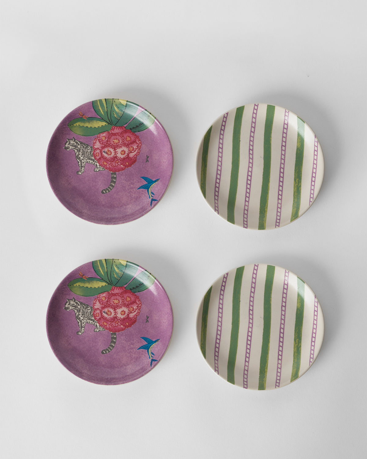 Buransh Tea Plate - Set of 4