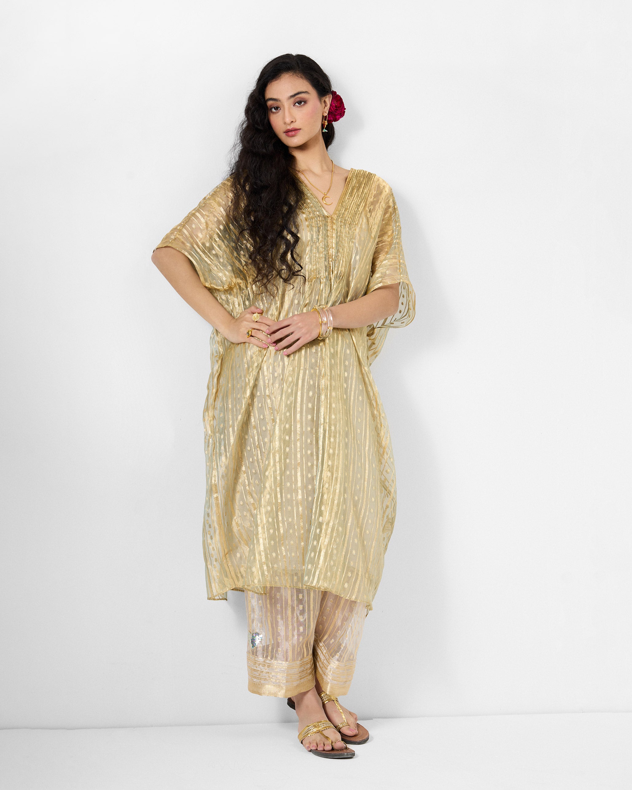 The Kolad Kaftan Set - Gold