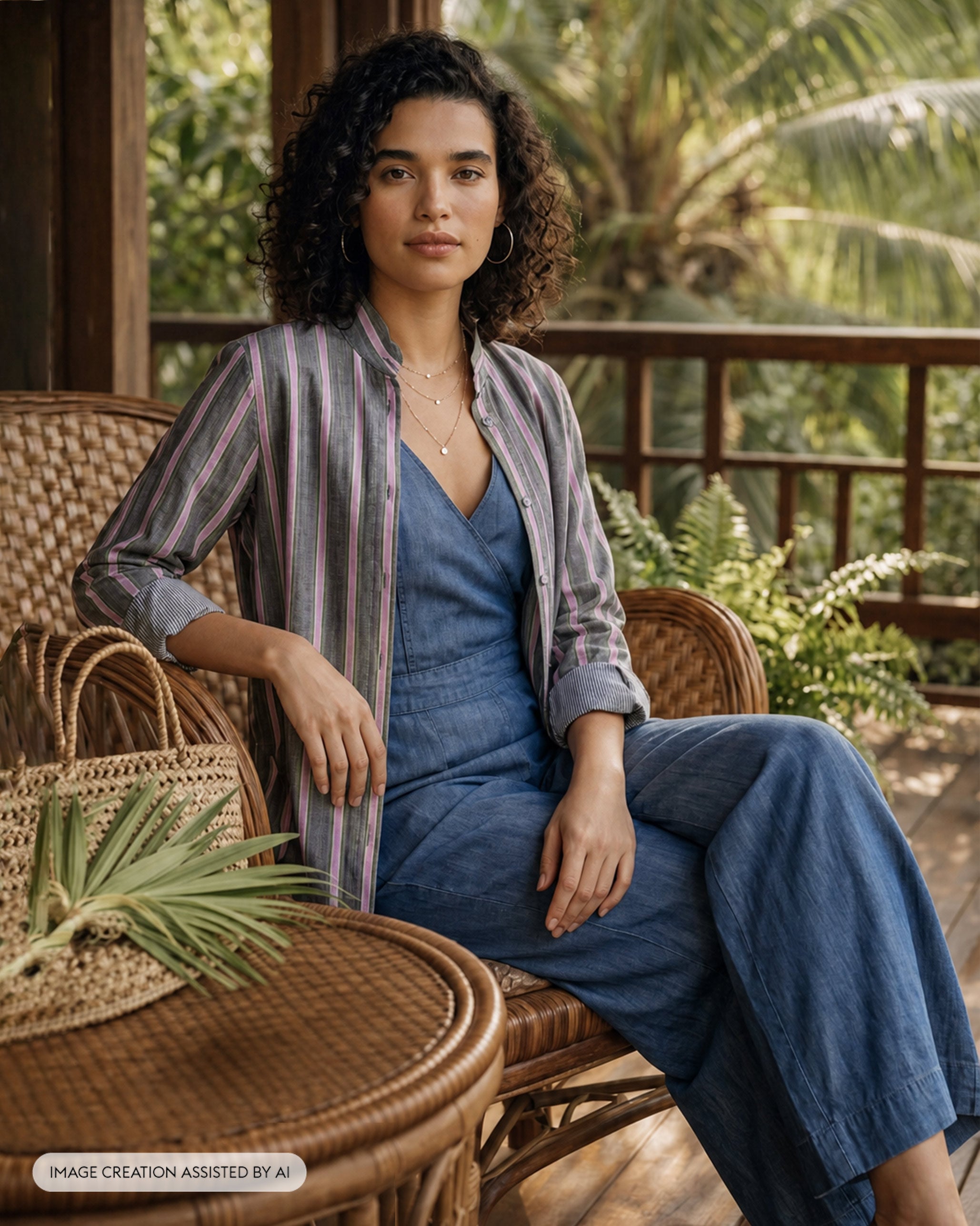 Trench Shirt - Striped Yarn-Dyed Cotton Tailored Fit