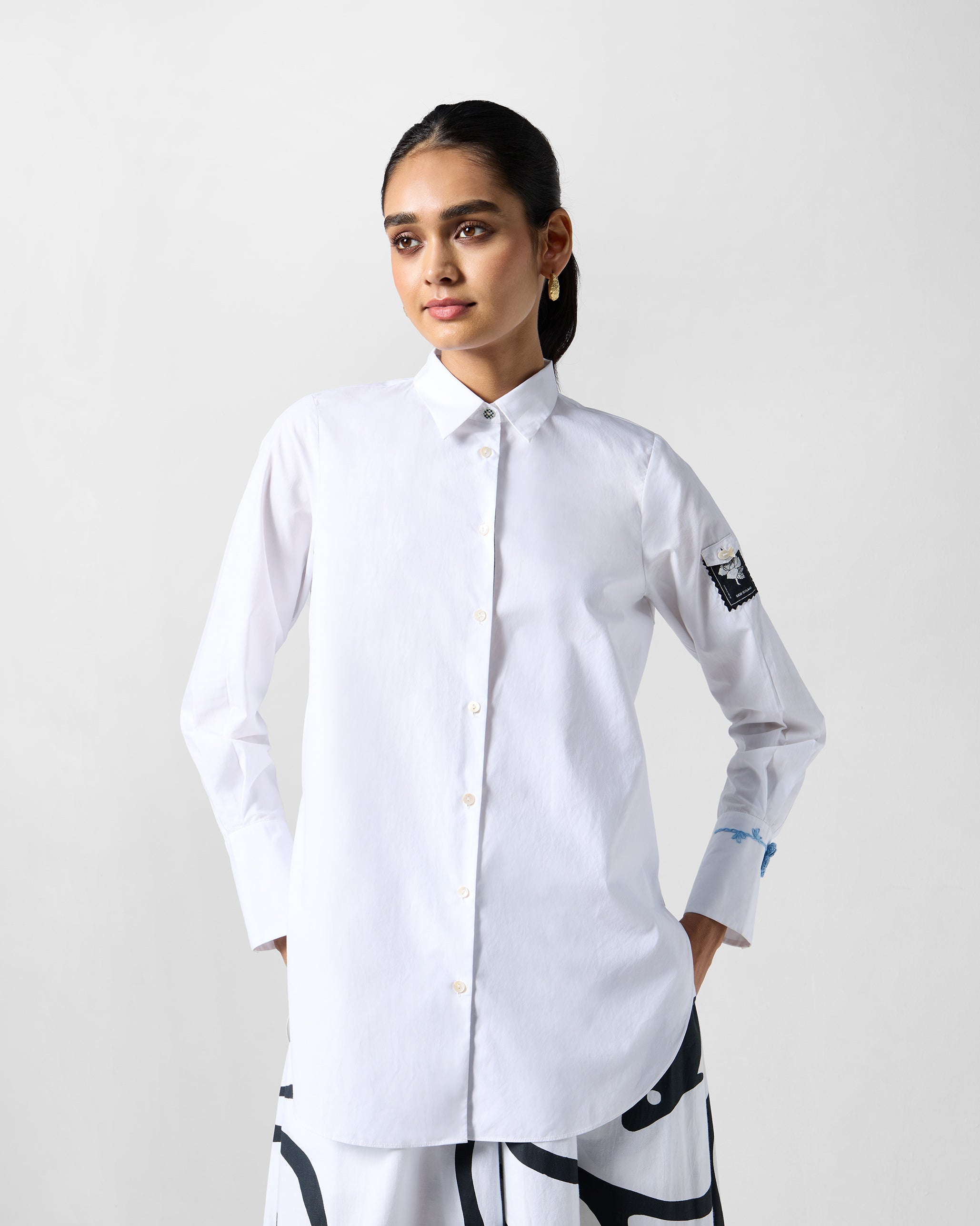 The Trench Shirt Set - Black & White