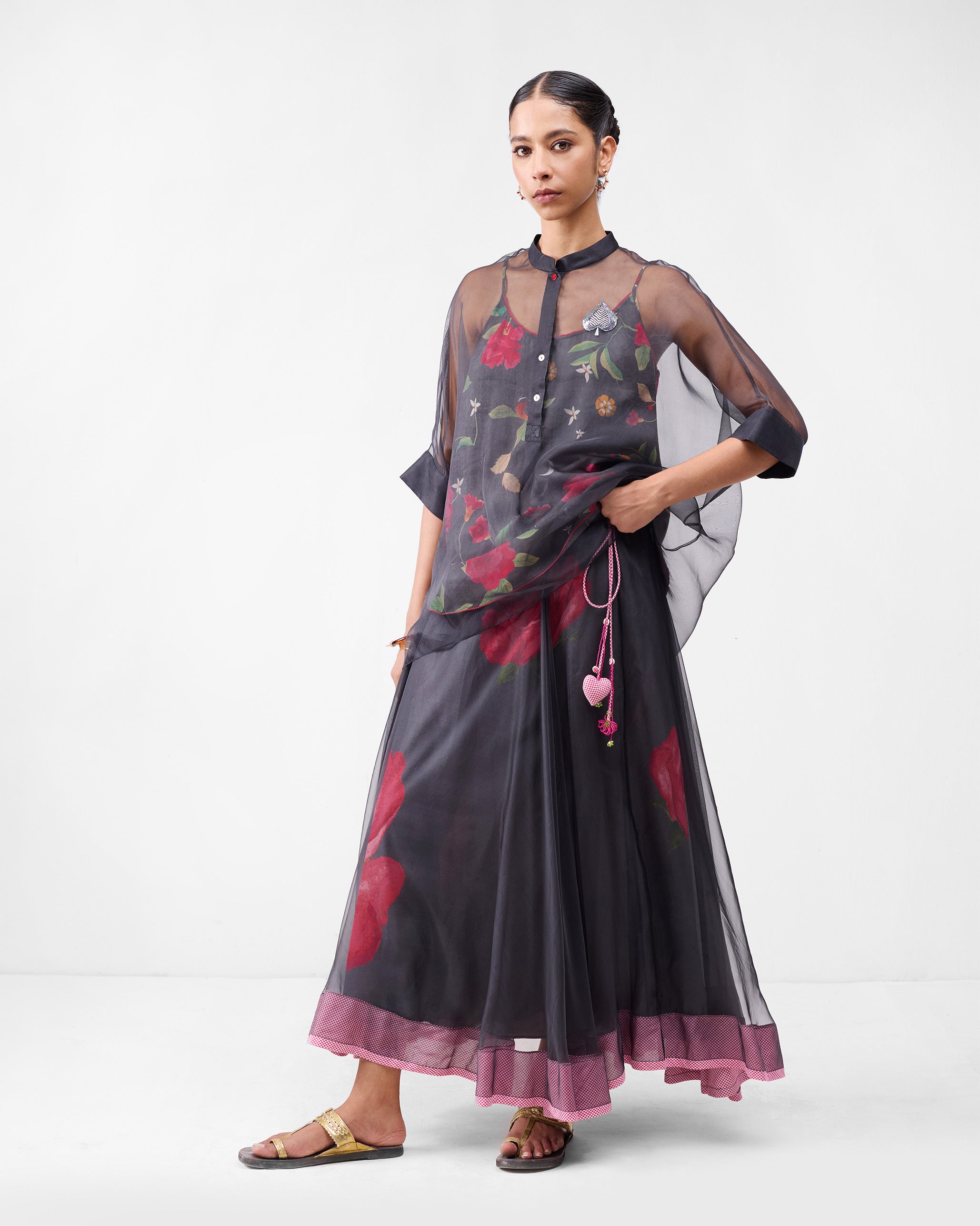 Jaisalmer Shirt with Slip - Charcoal