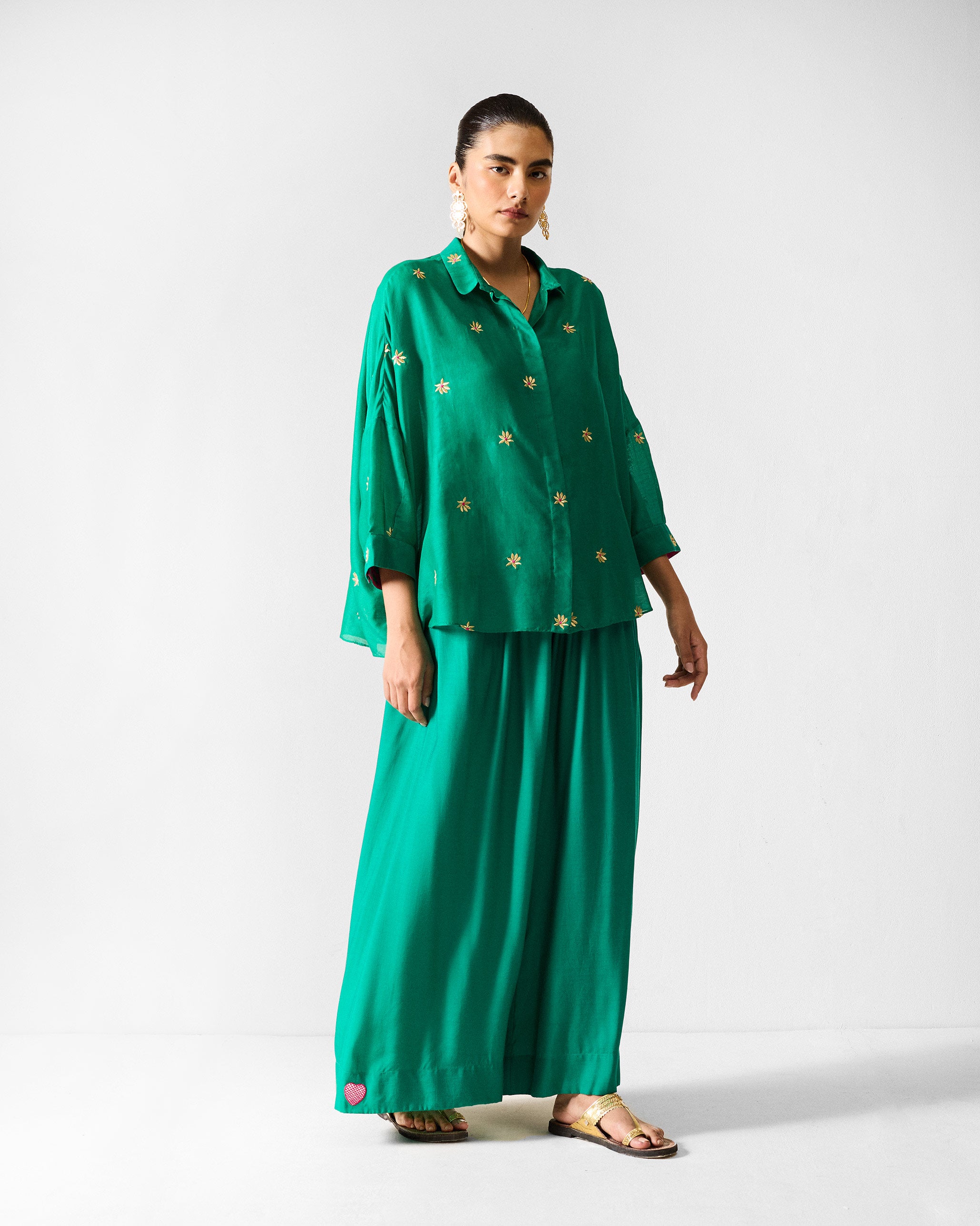 Paperbag Pants - Green