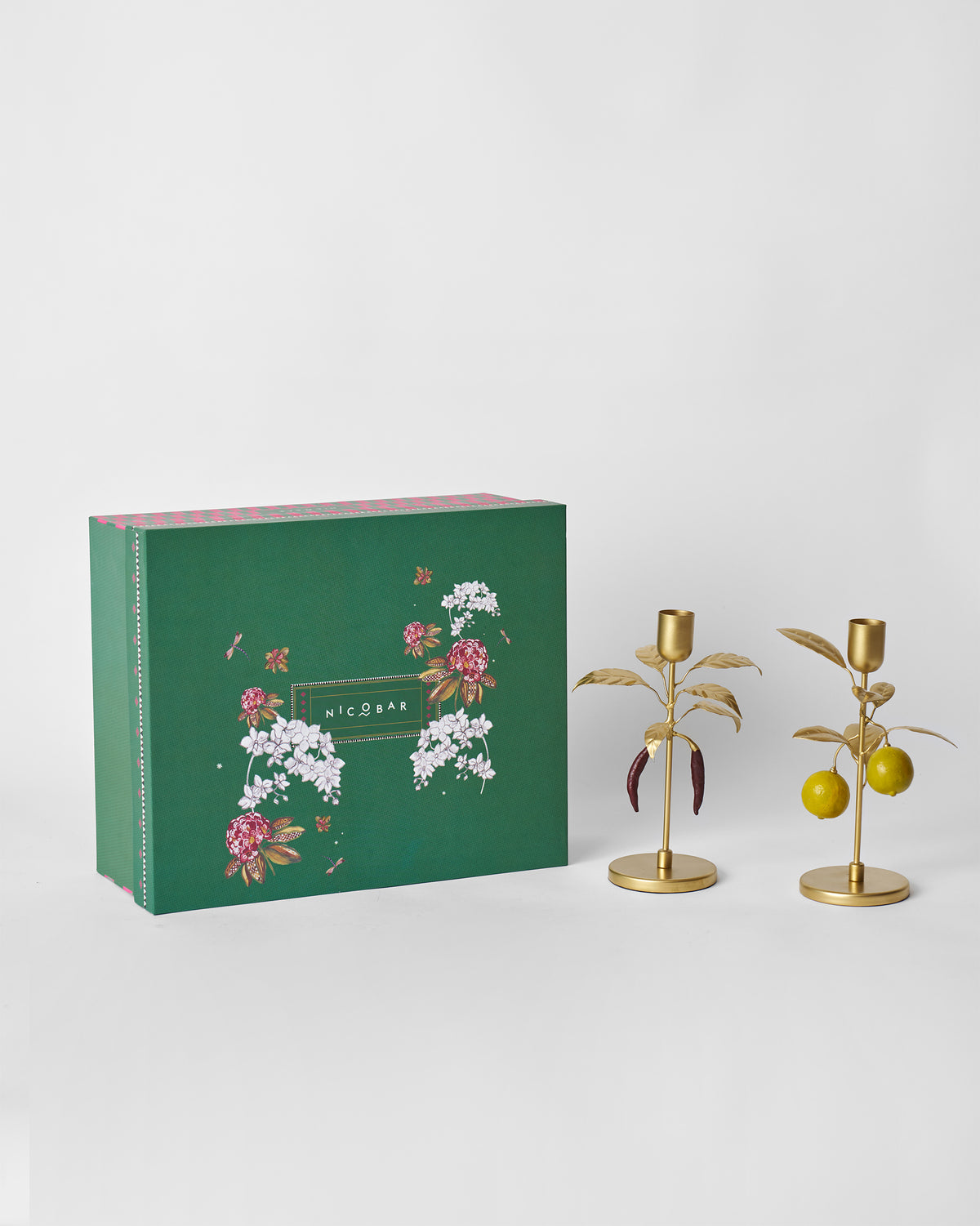 Nimbu & Mirchi Candle Holder Set of 2