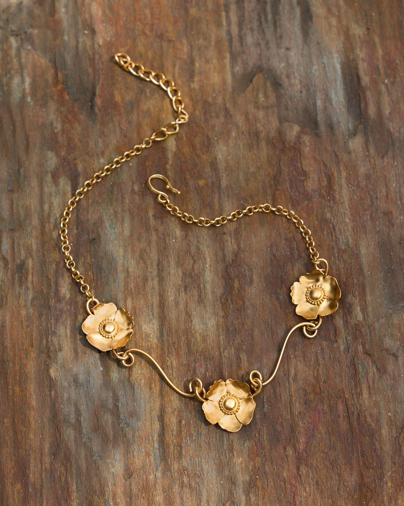 Gul Necklace - Antique Gold