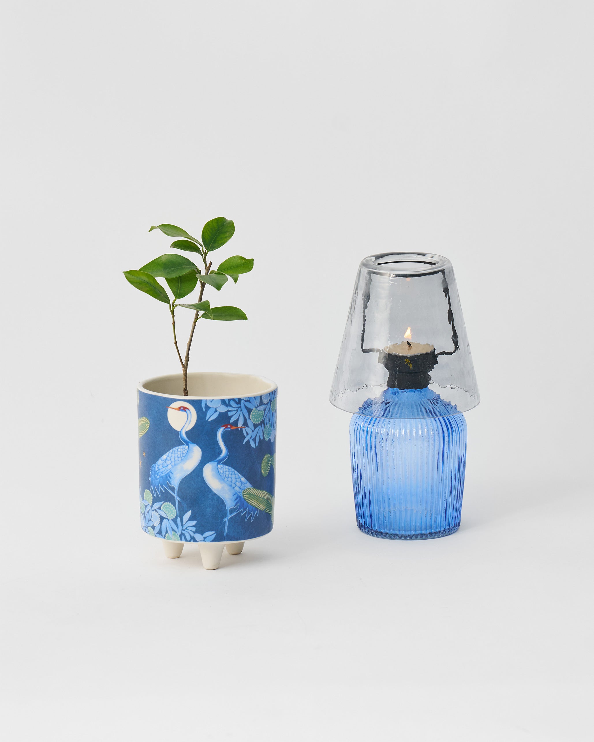 Dancing Crane Decor Set