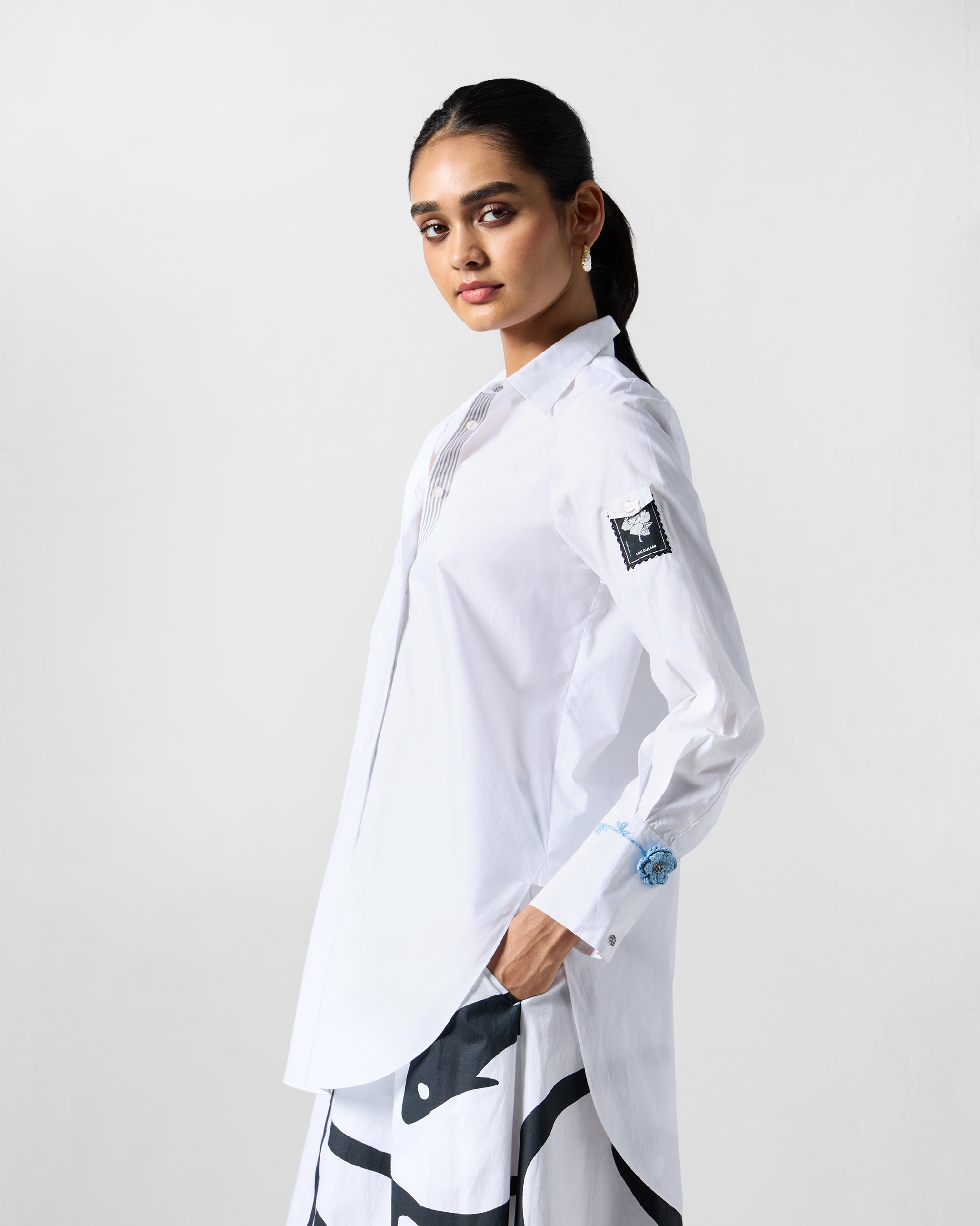 The Trench Shirt Set - Black & White