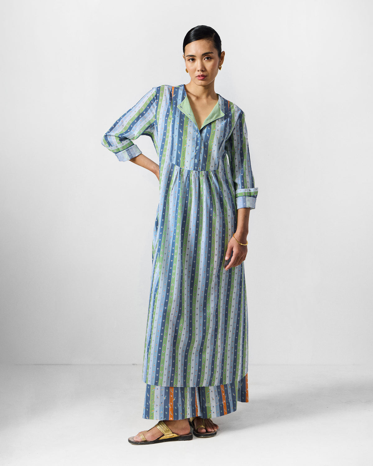 The Imke Kurta Set - Multicolour