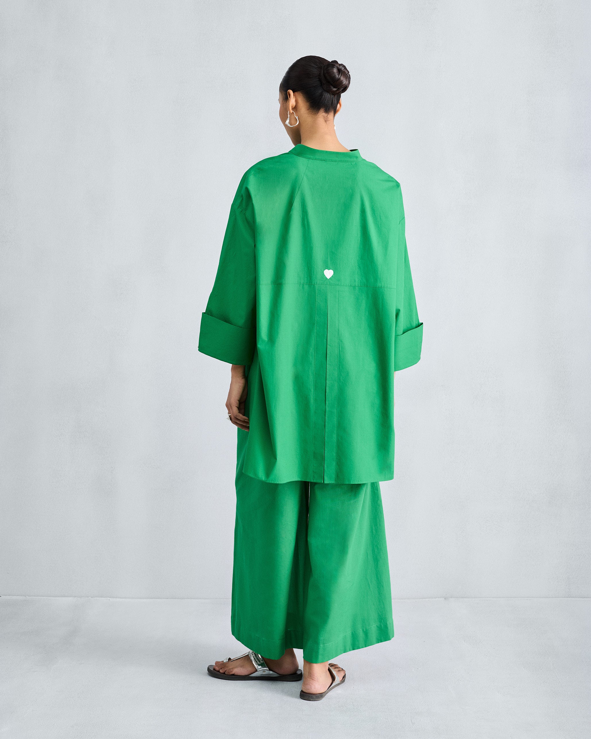 The Cirrus Shirt Set- Green