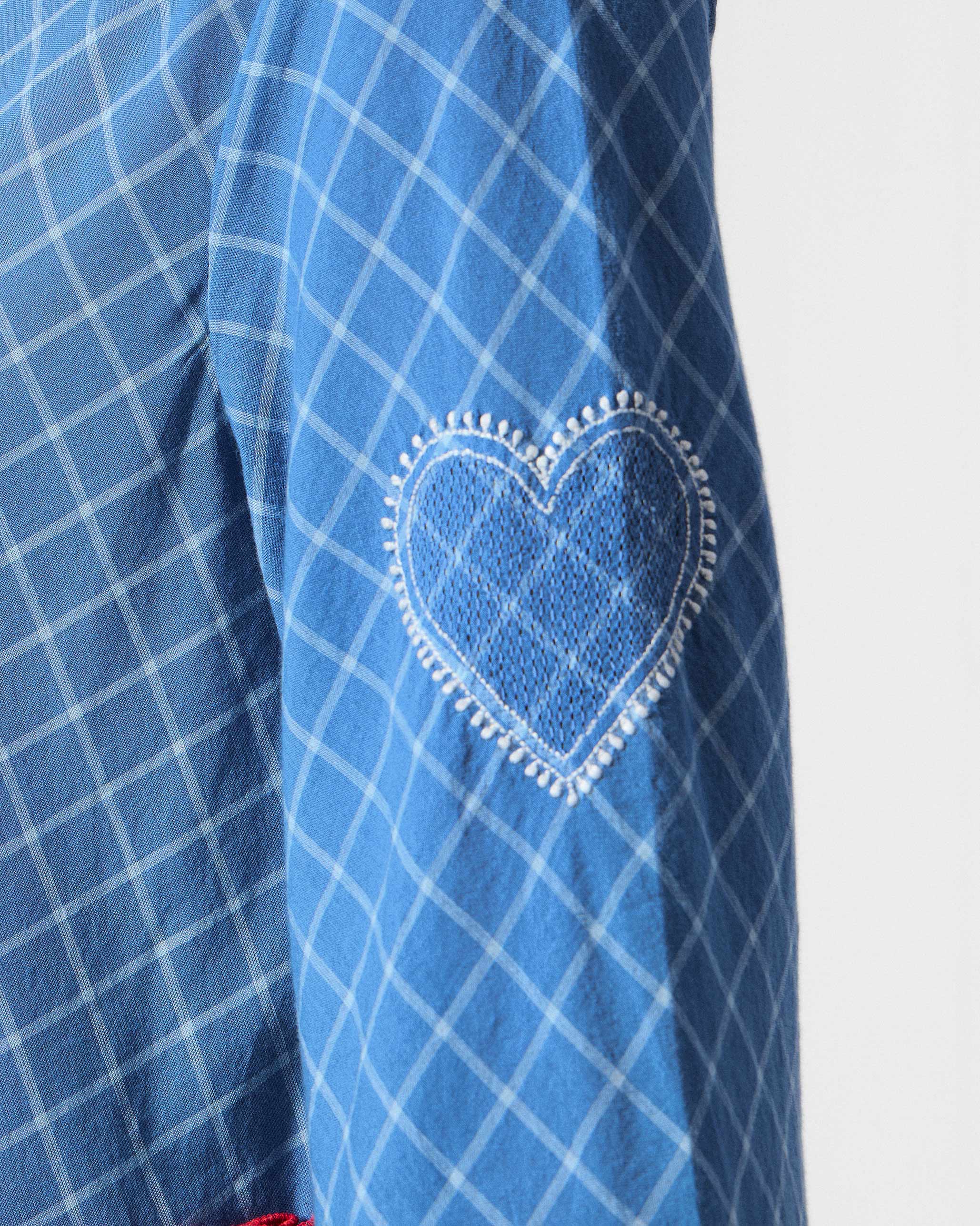 The Giri Kurta Set - Blue & White