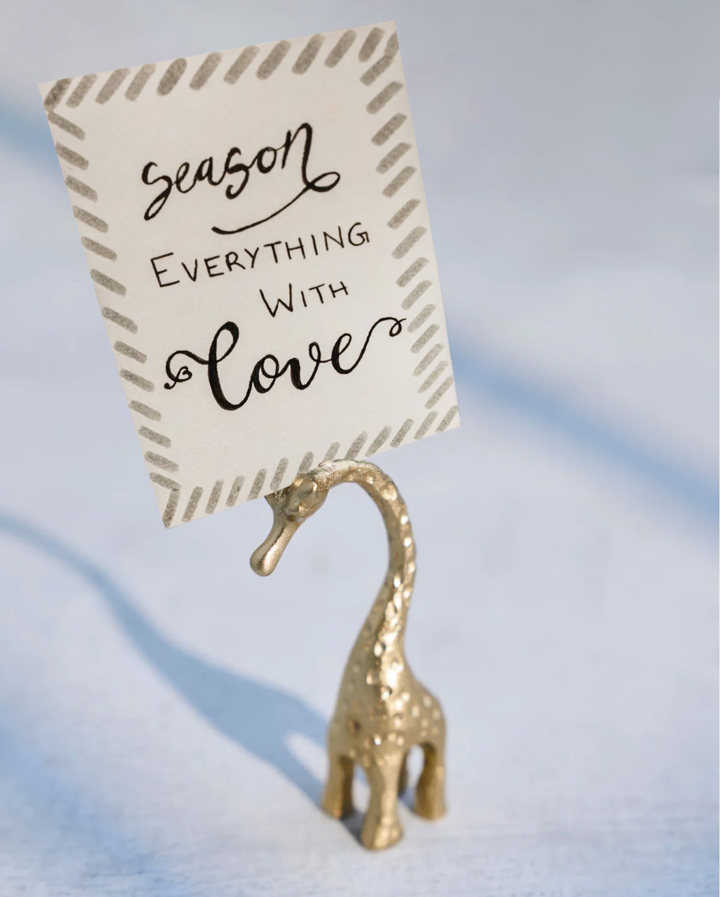 Giraffe Menu Card Holder