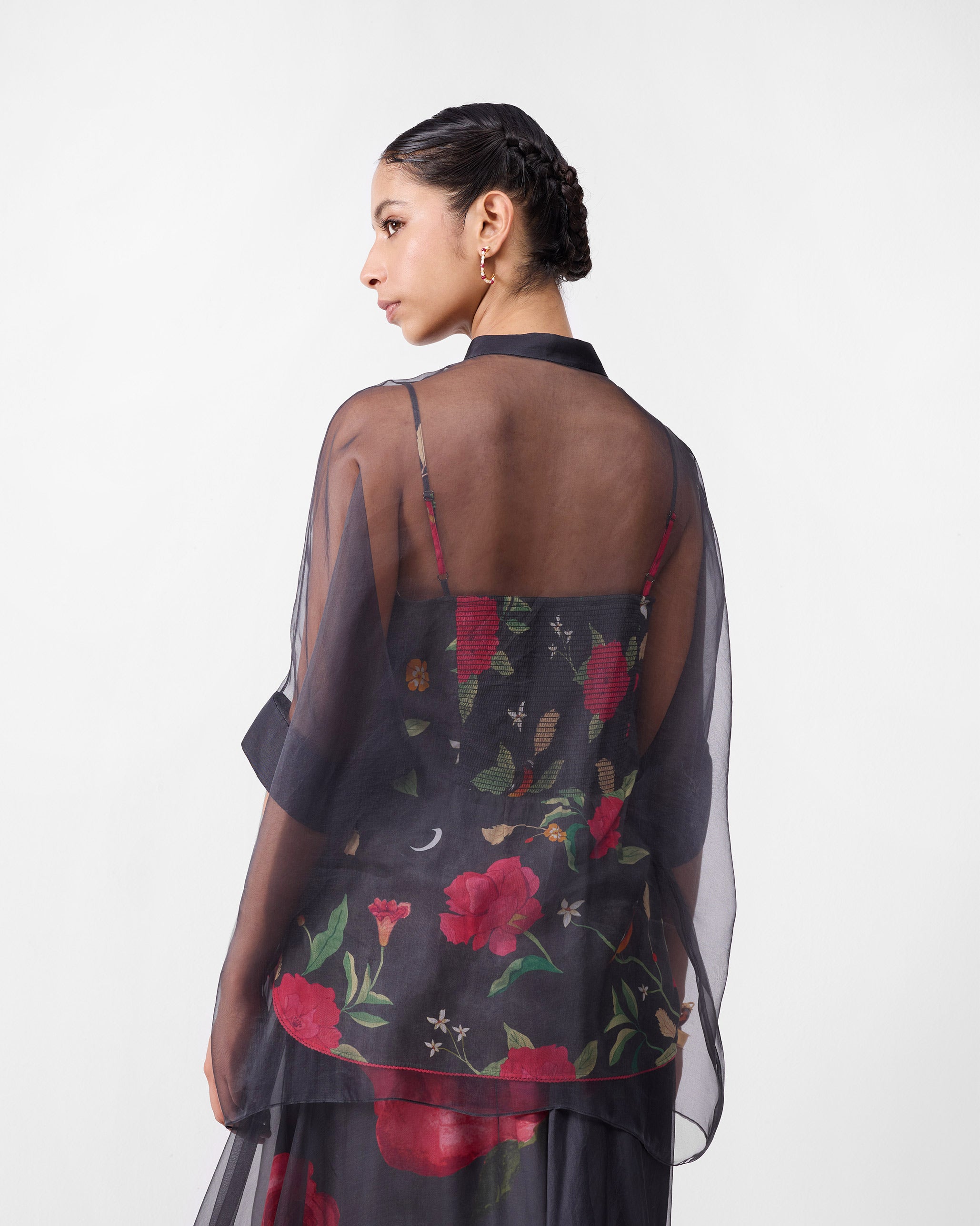 The Desert Bloom Set - Charcoal & Watermelon