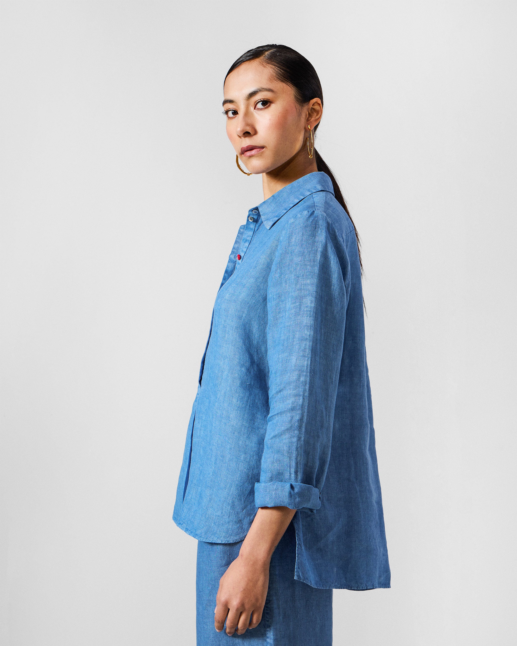 The Mati Shirt Set - Blue