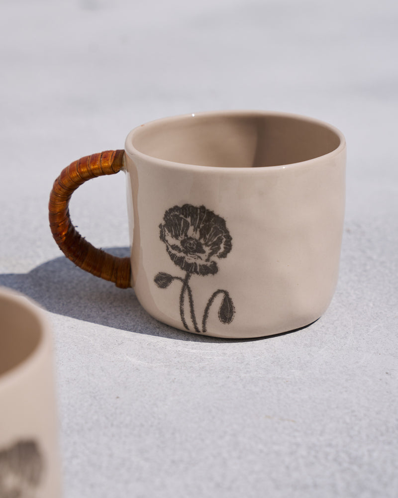 Poppy Mugs (Set of 2)