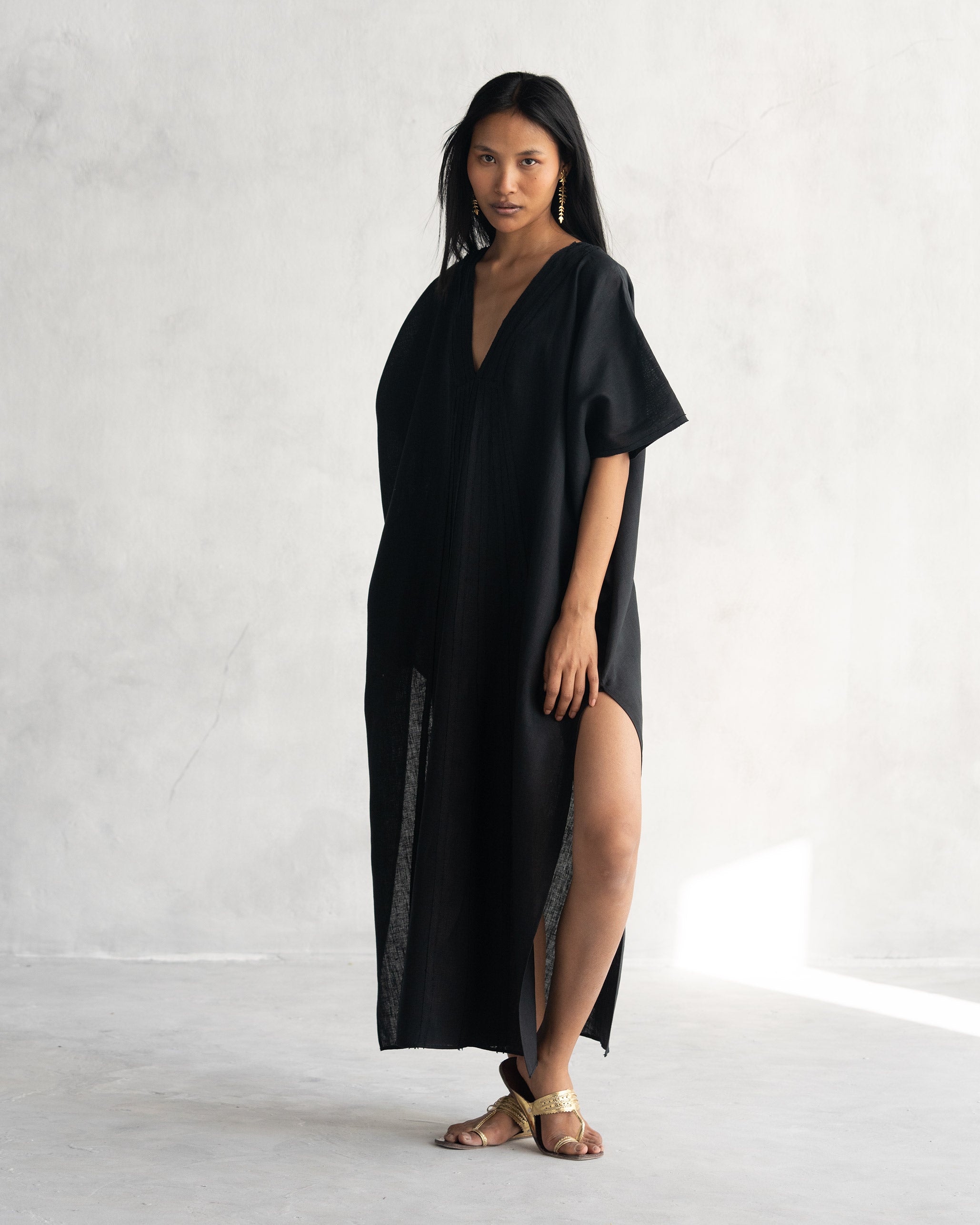 Tulum Kaftan - Black