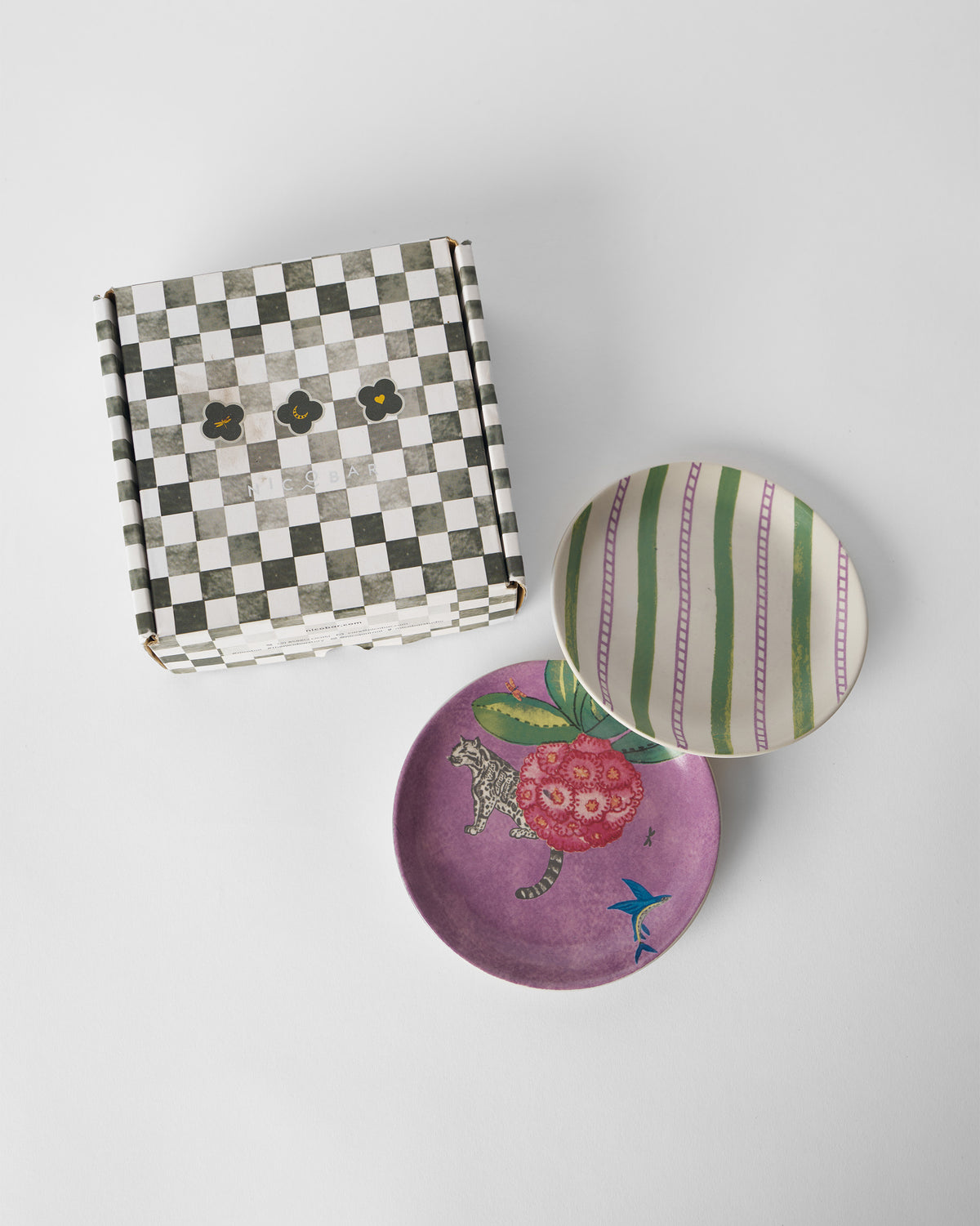 Buransh Tea Plate - Set of 4