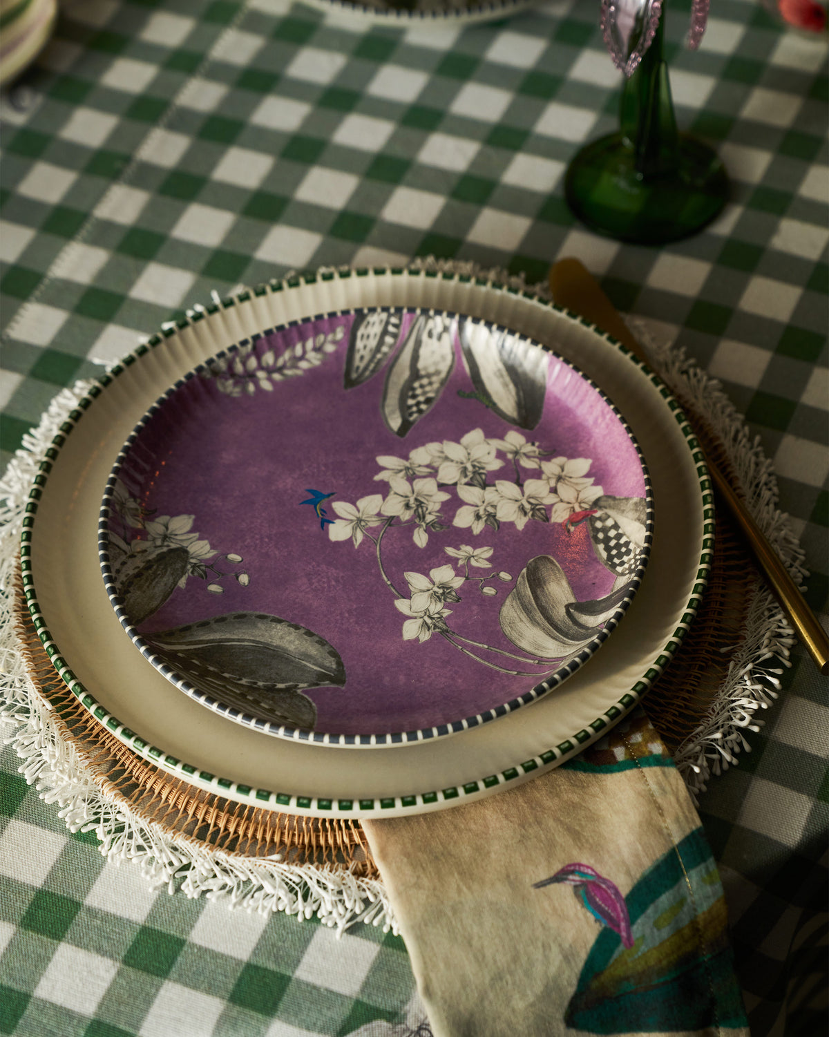 Reesha Quarter Plate - lavender