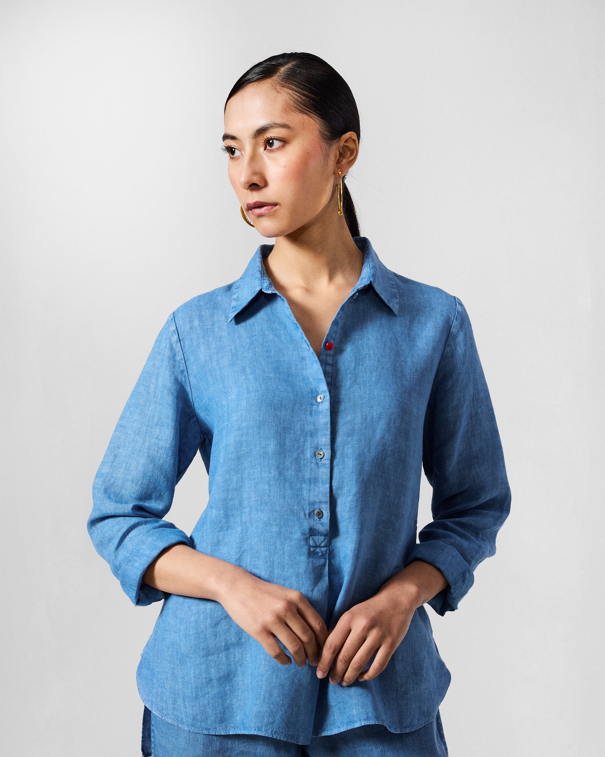 The Mati Shirt Set - Blue