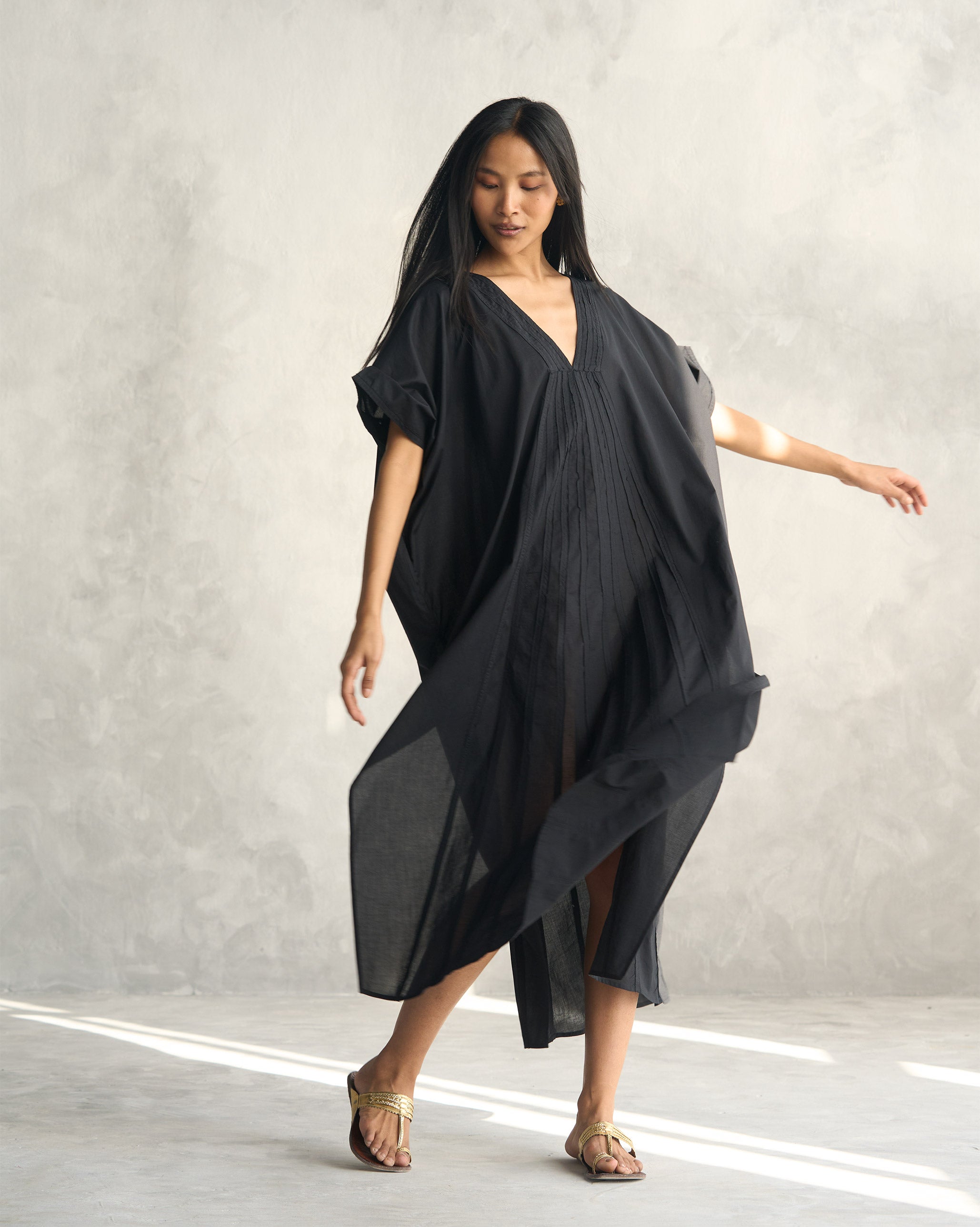 Tulum Kaftan - Black