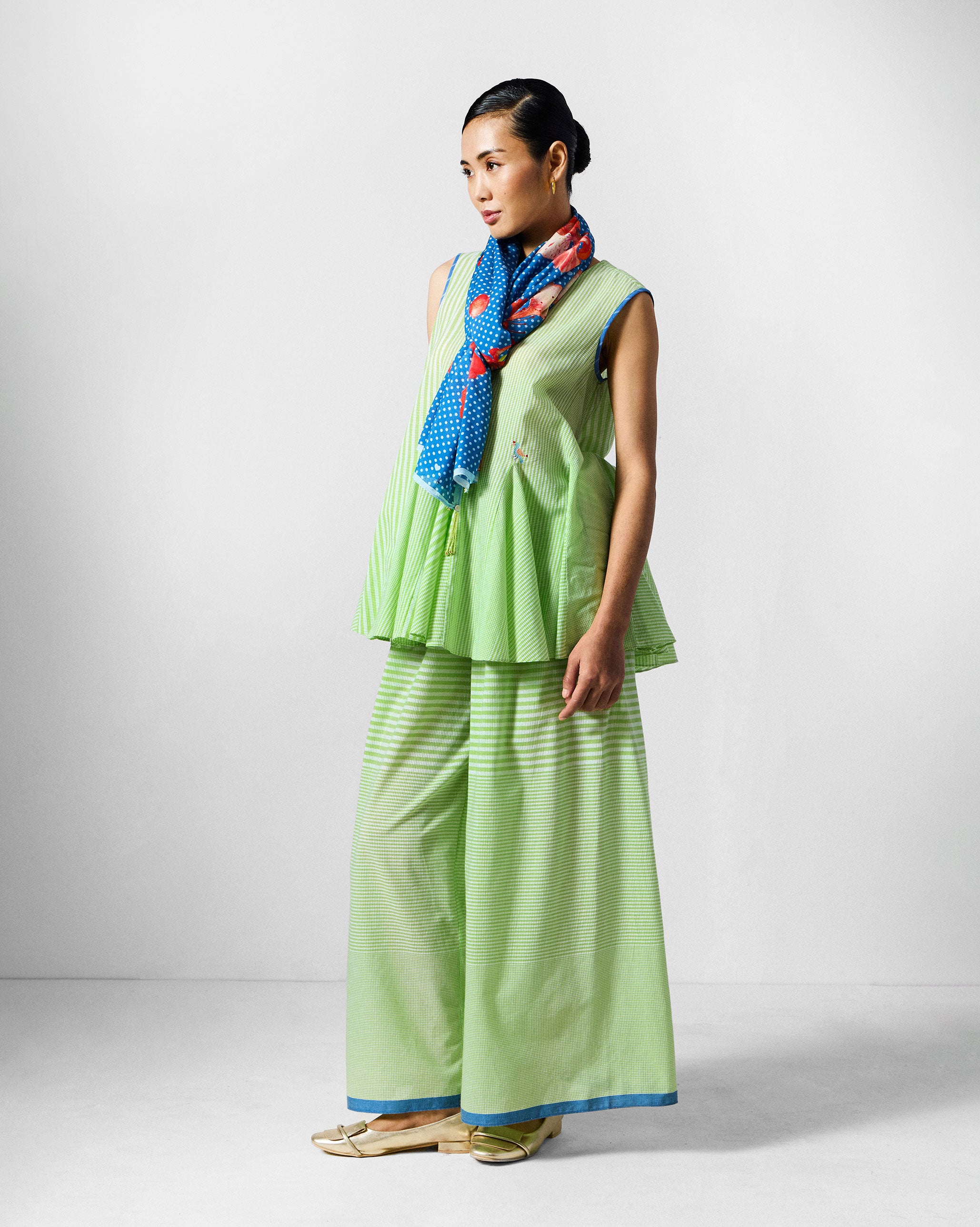 The Ayra Set - Green & White