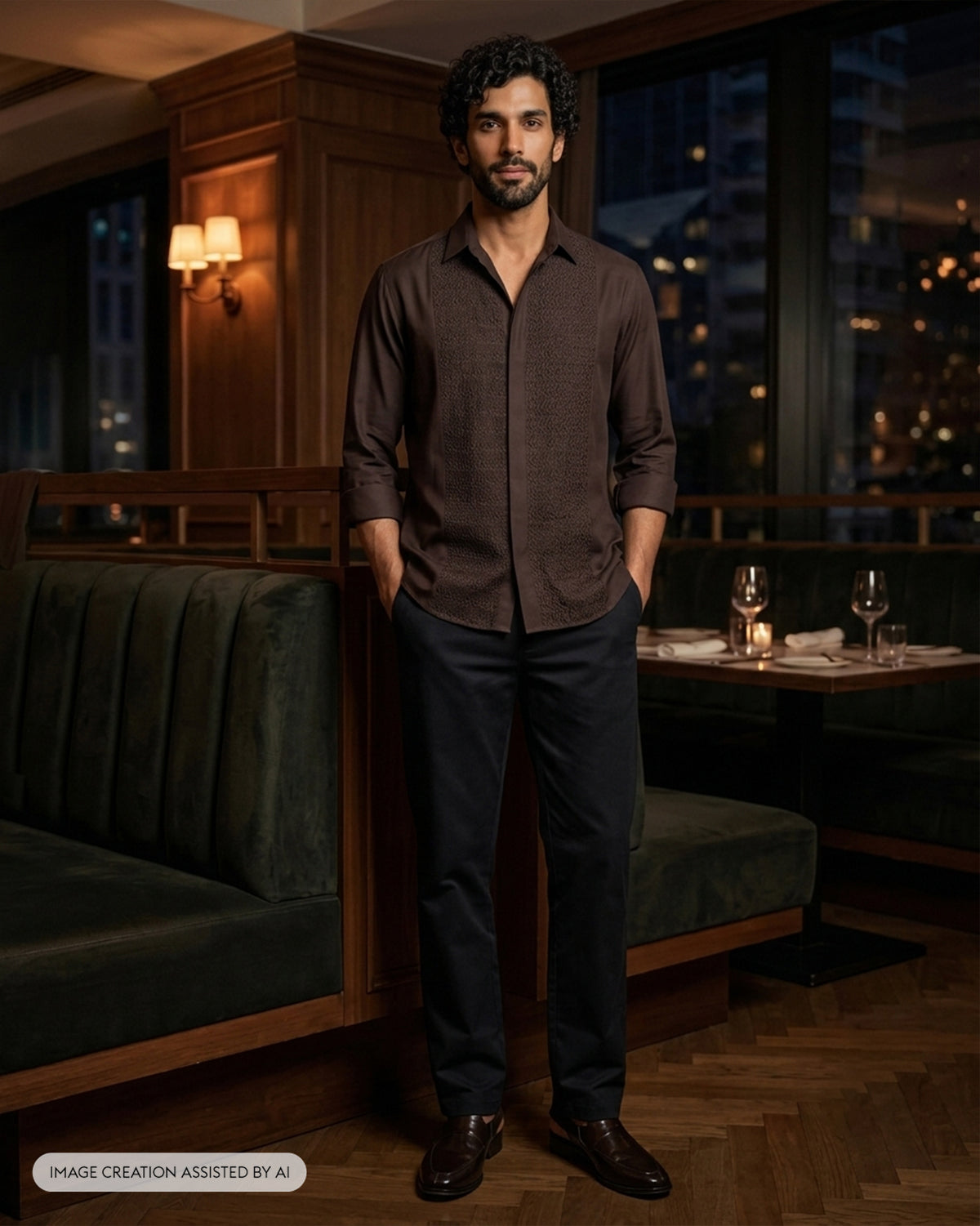 Afterhours Shirt - Viscose Silk Classic Fit