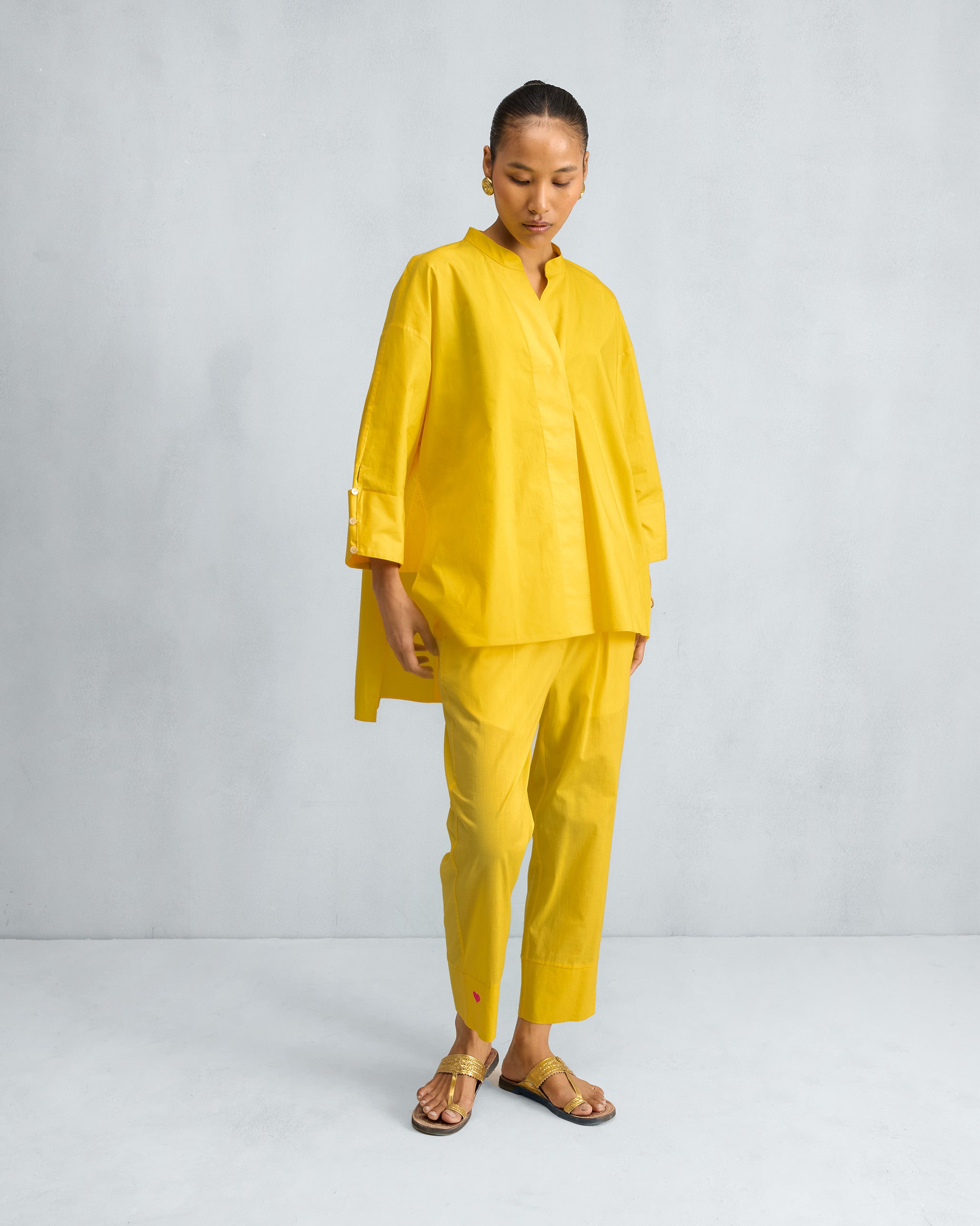 The Cirrus Shirt Set - Yellow