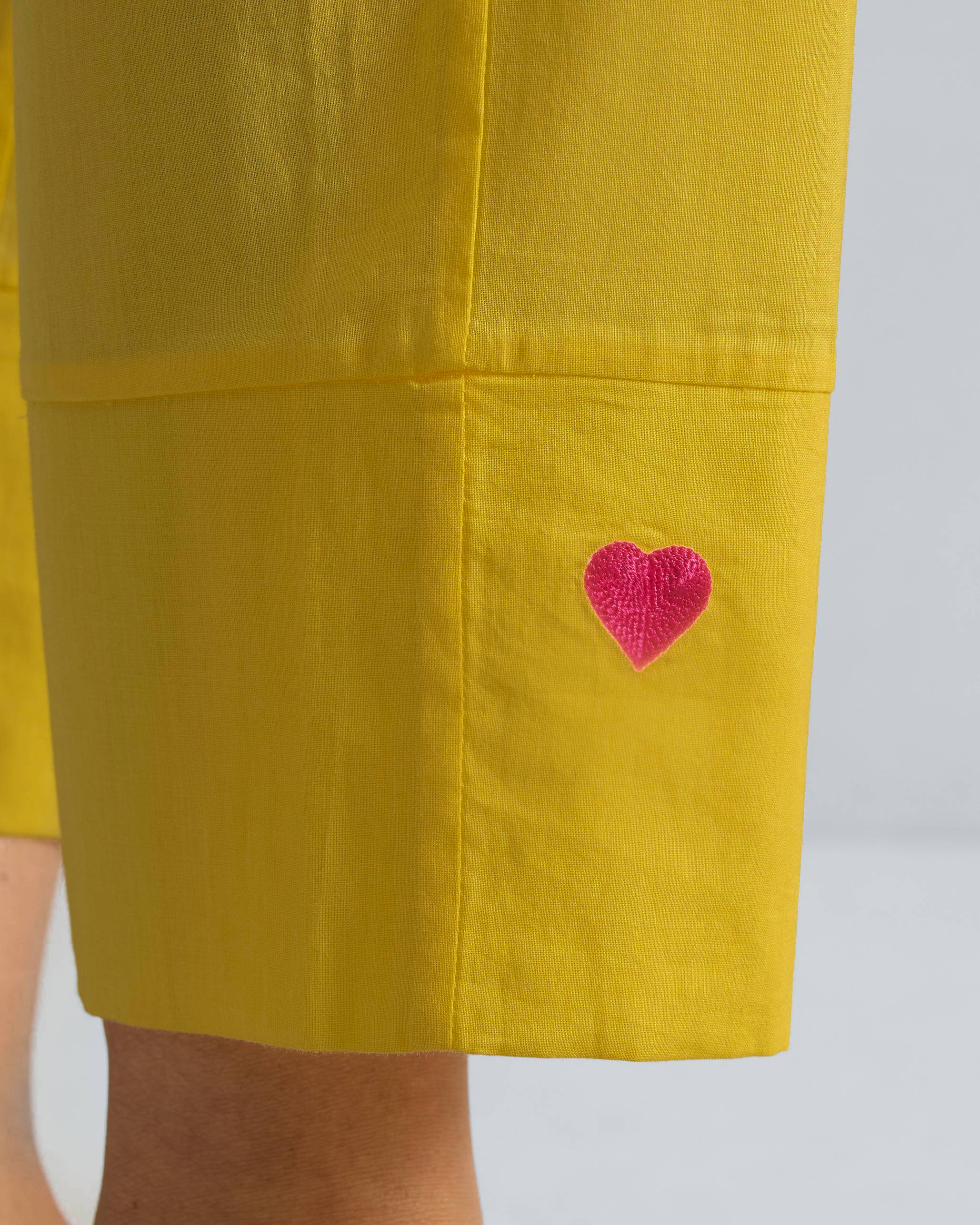 The Basic Long Kurta Set - Yellow