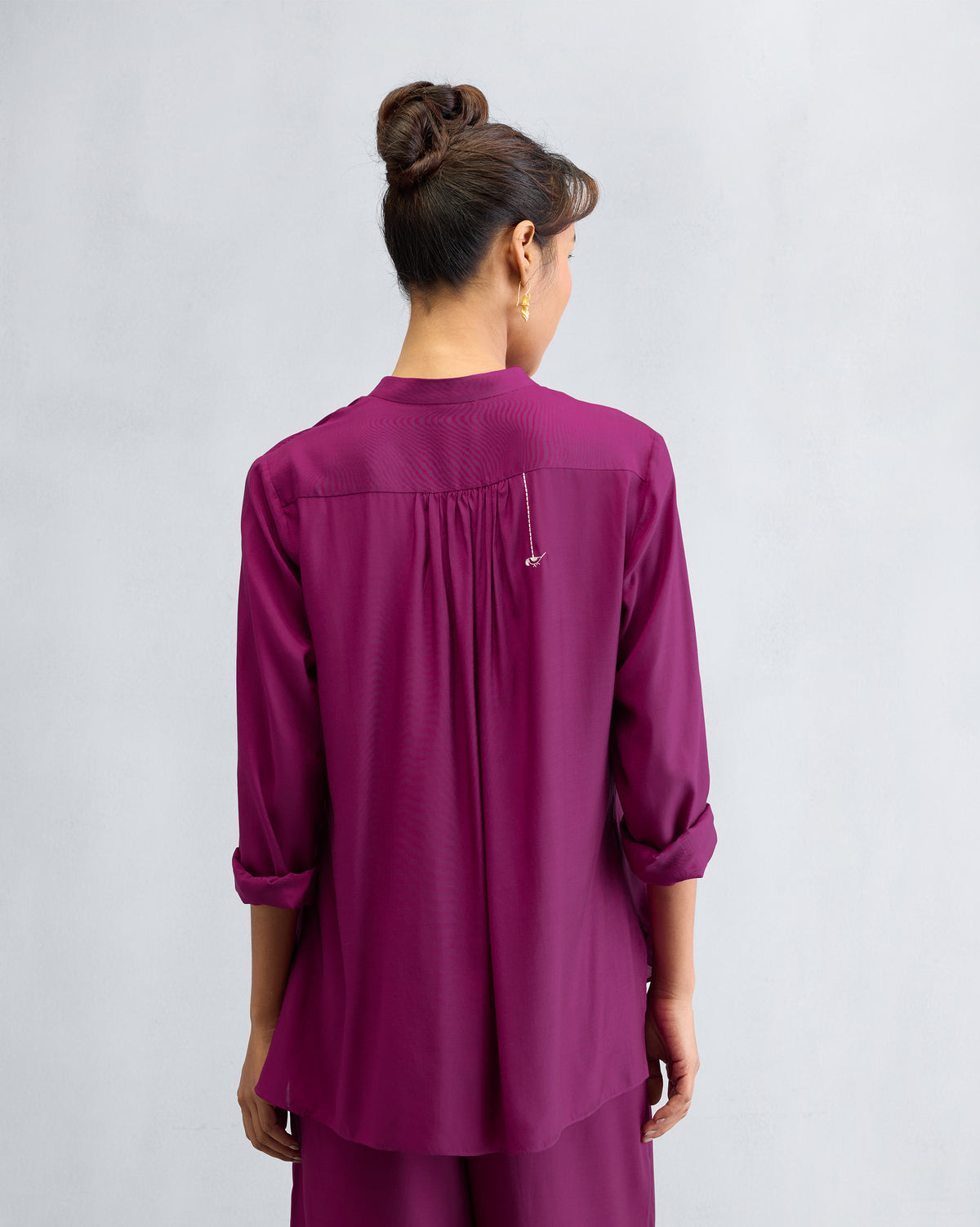 The Mandarin Collar Top Set