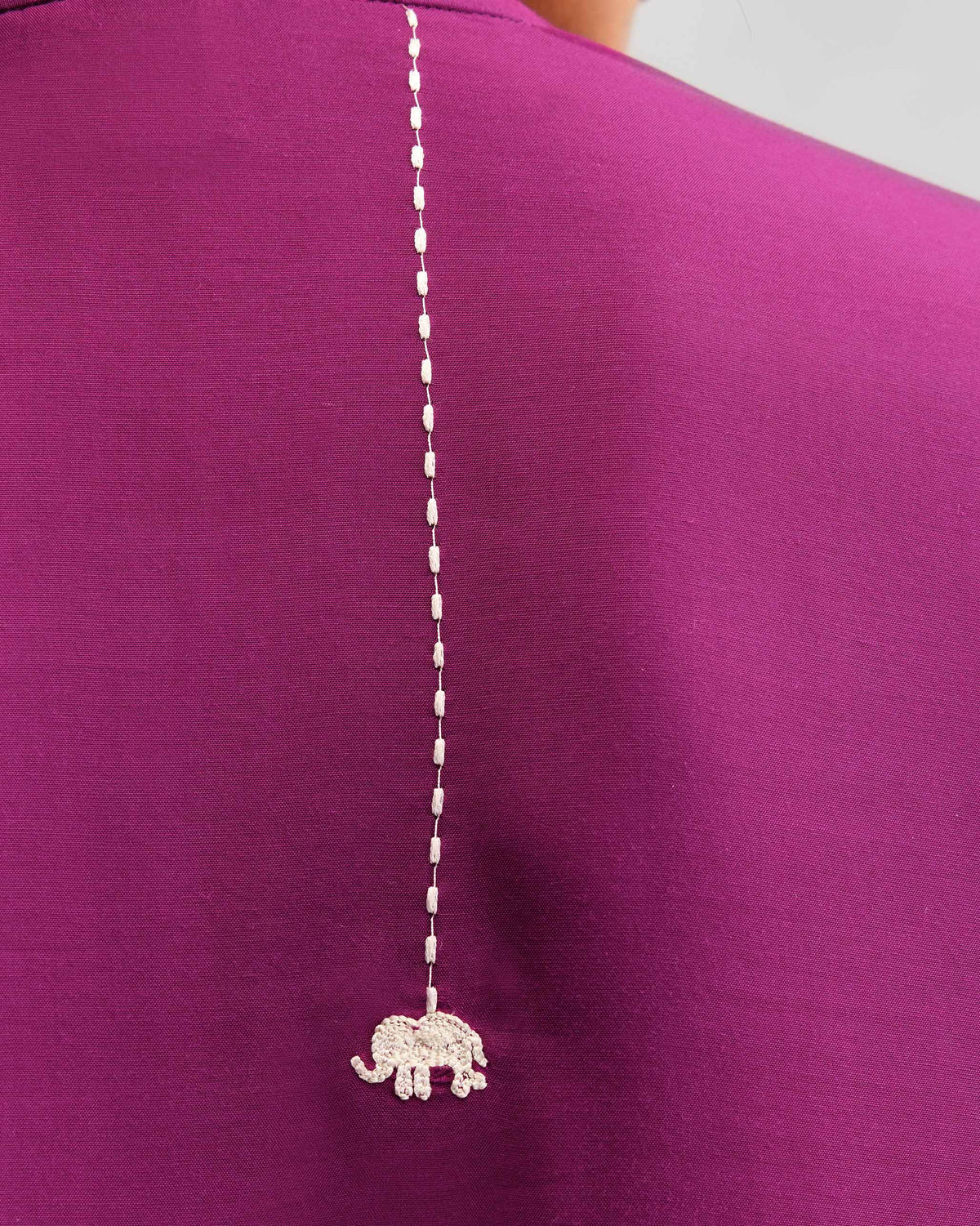 The Basic Mid Length Kurta Set - Mulberry