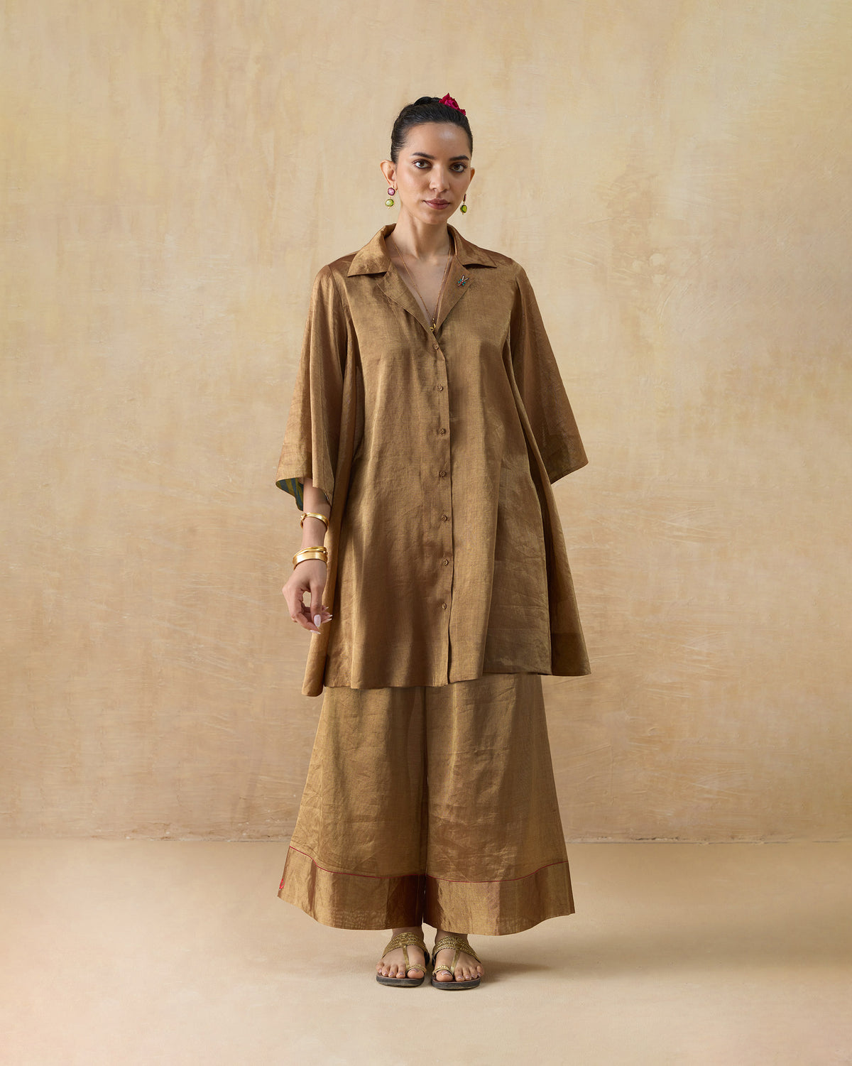 The Golden Hour Shirt Set