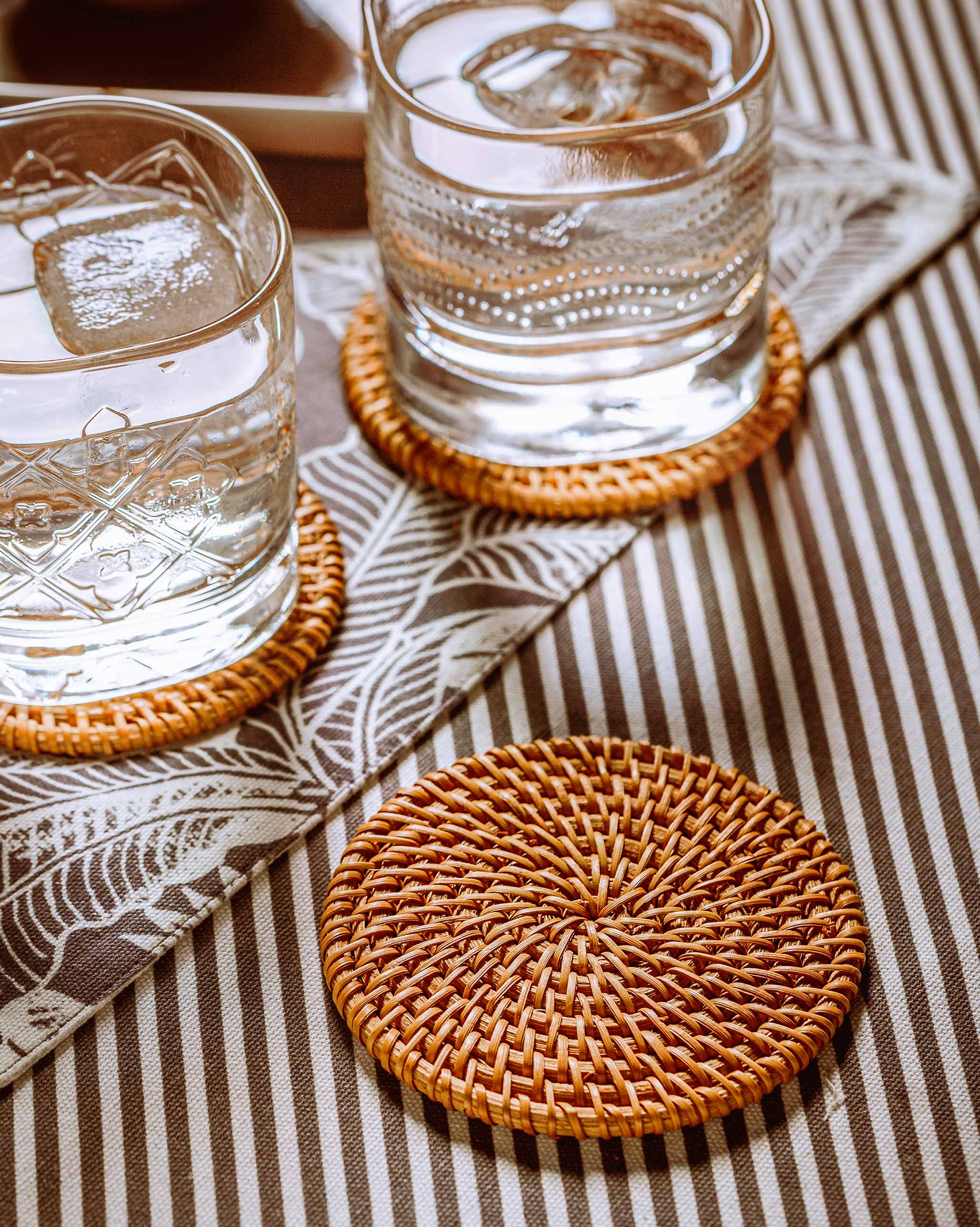 Rattan Coasters (Set of 4) - TSSxNB