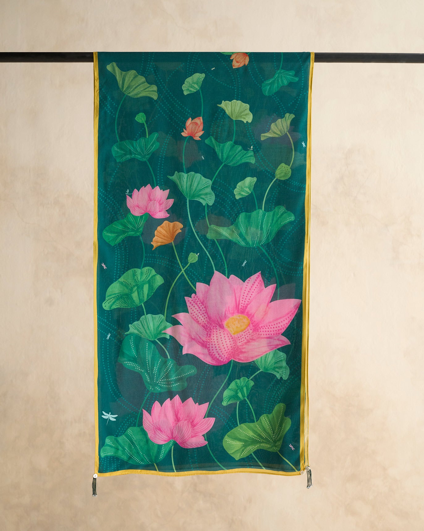 Lotus Scarf - Green