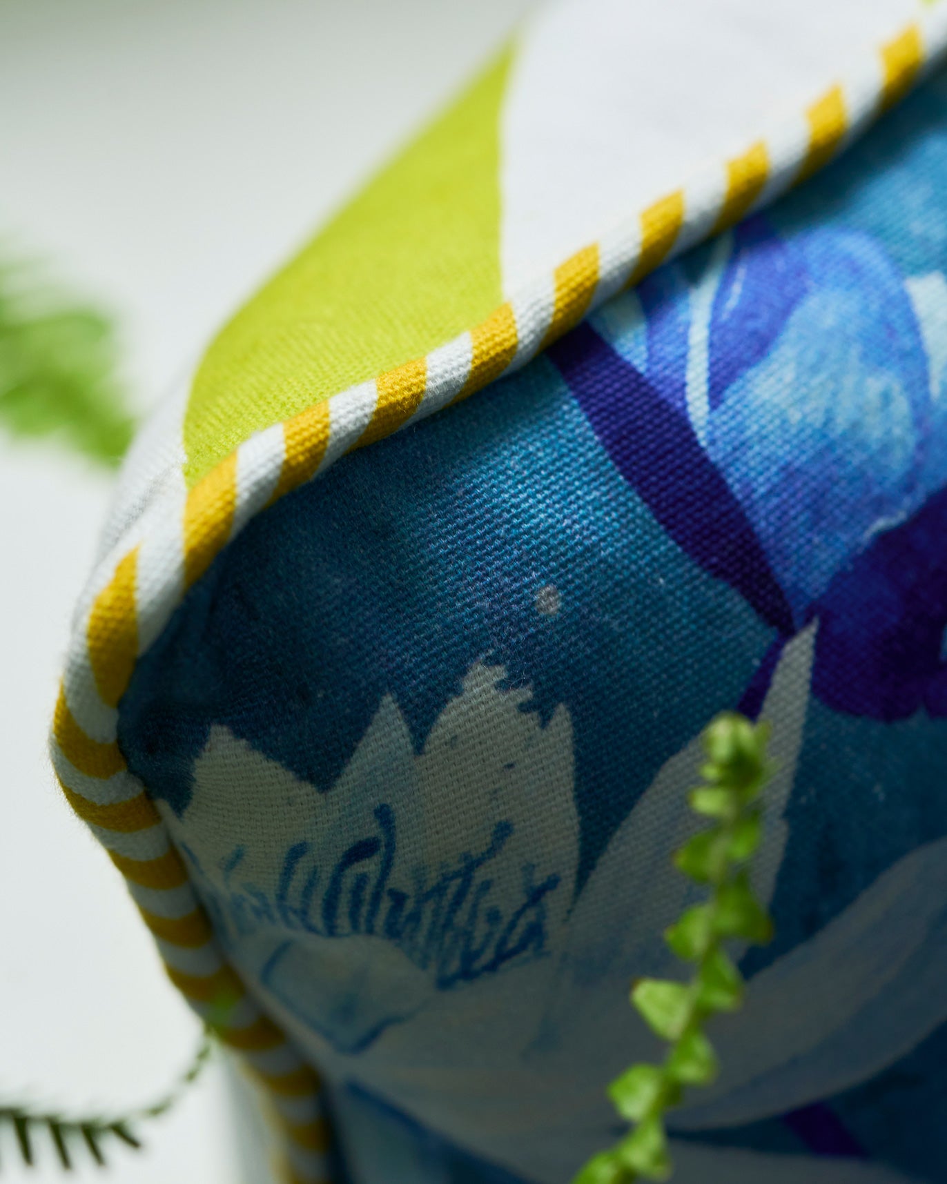 Alam Cushion Cover - Indigo