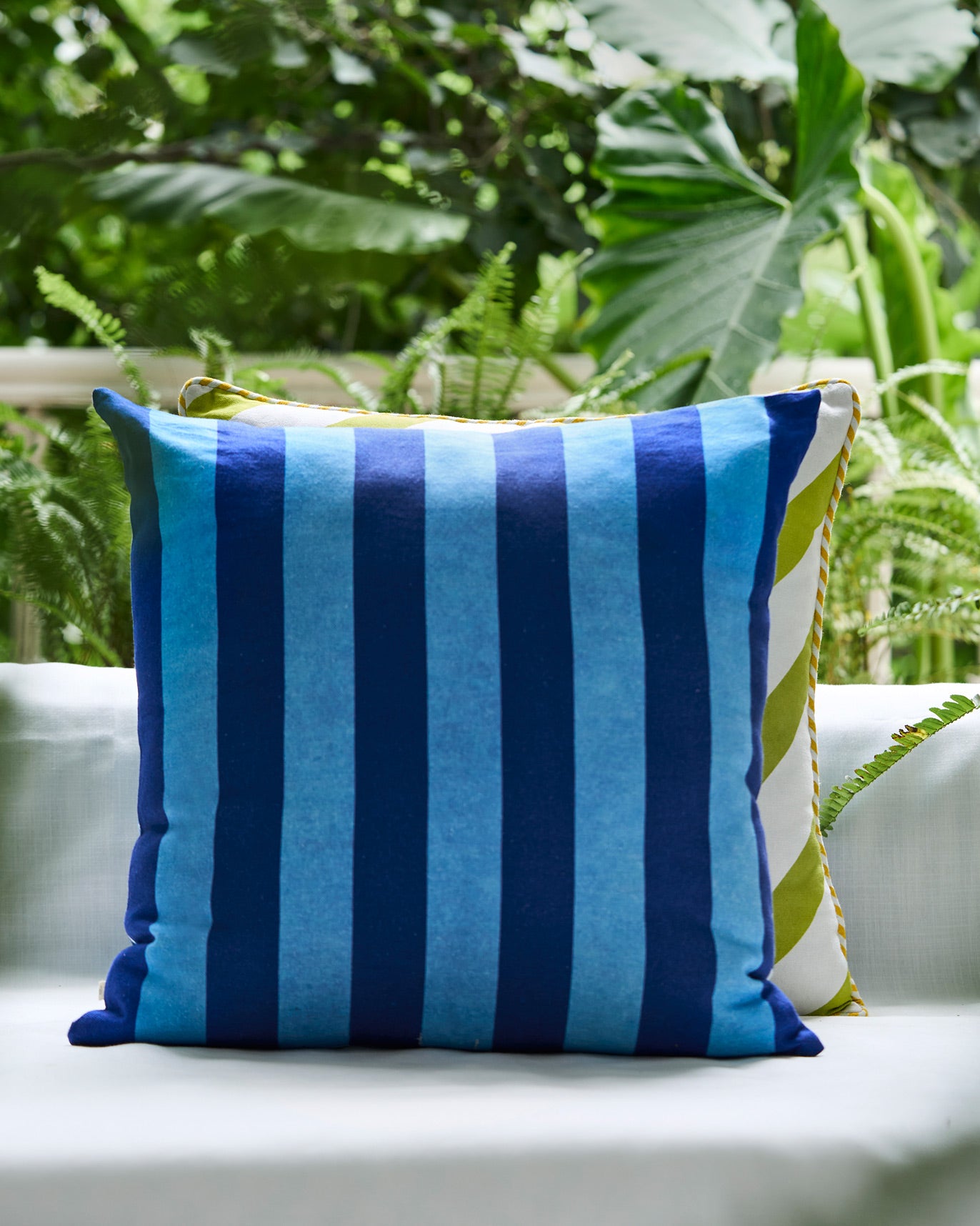 Tropis Cushion Cover - Indigo