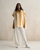 Camber Top - Yellow & Ivory