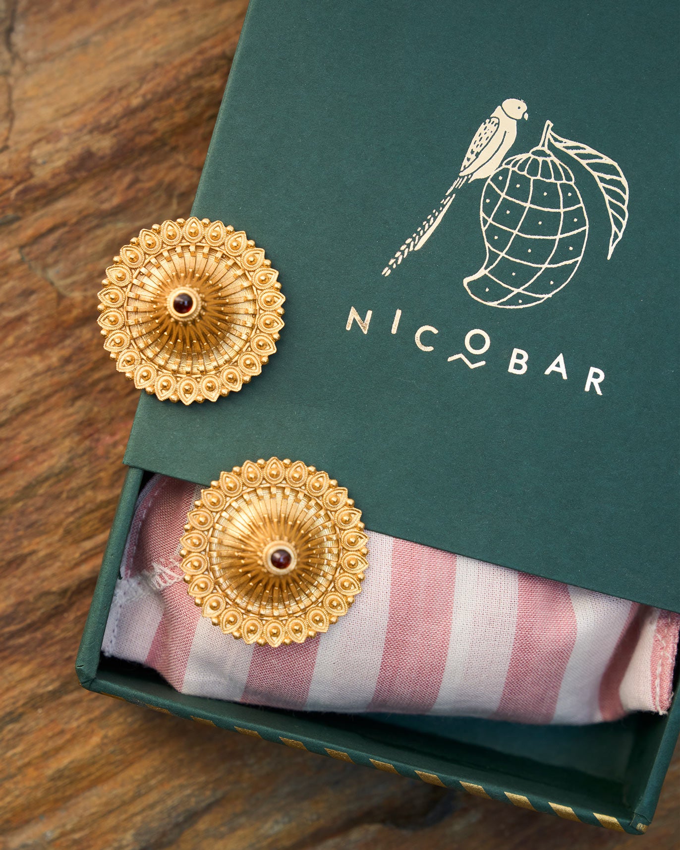 Brolly Earrings - Gold