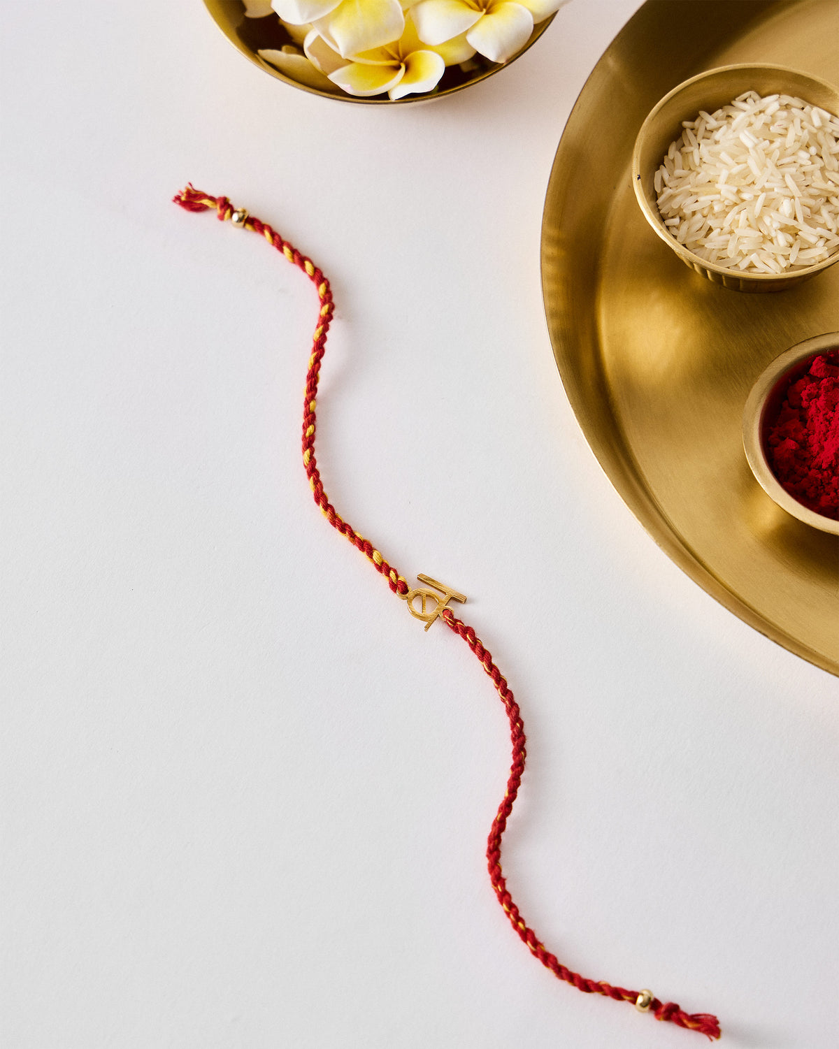 Alphabet B Rakhi - Red