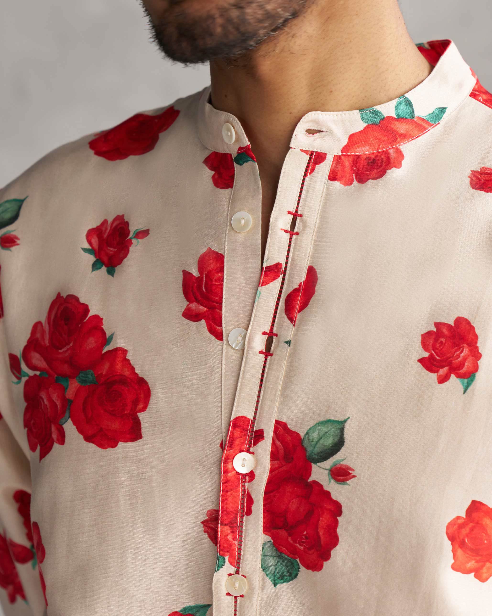 Astral Kurta - Ivory