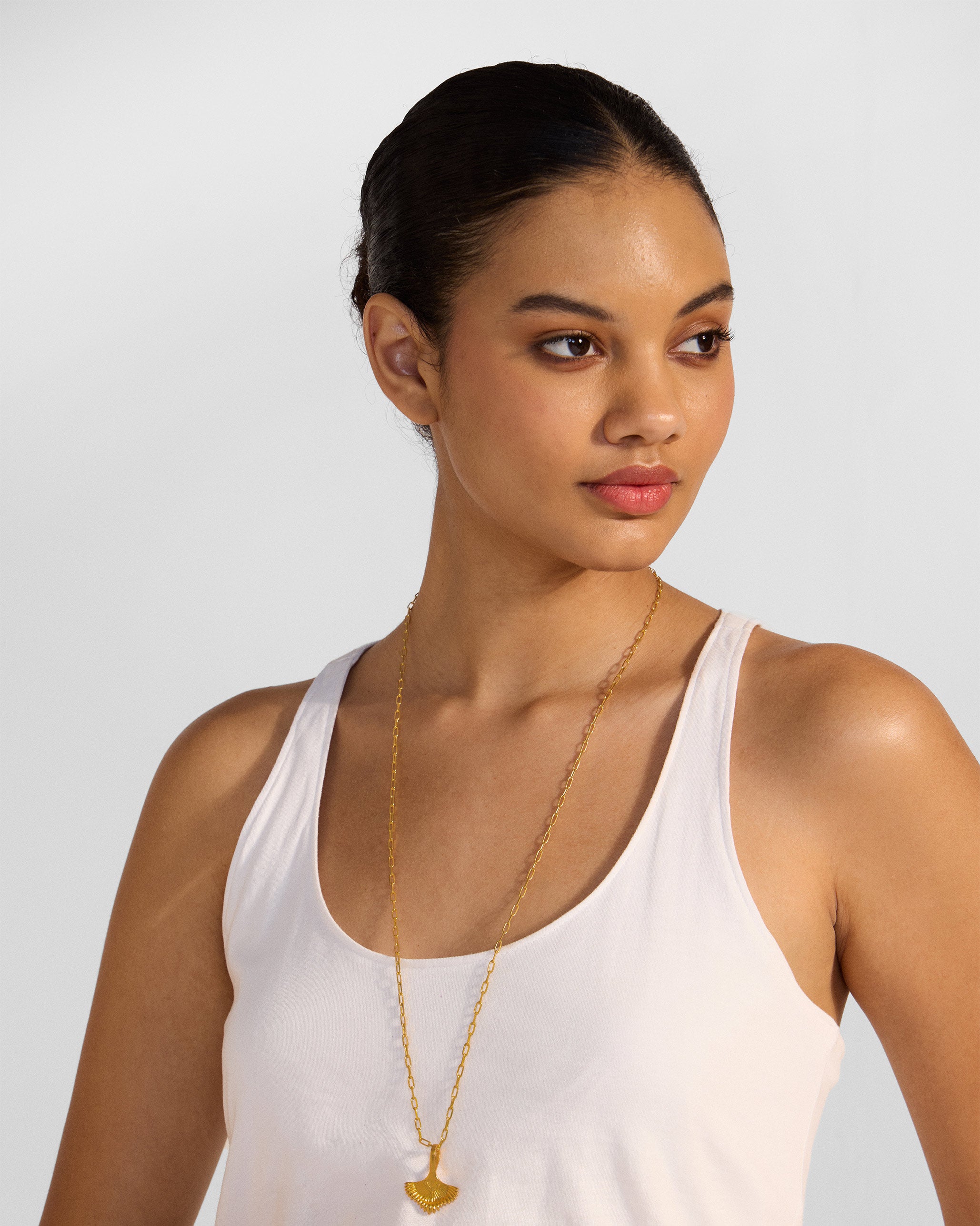 Palm Necklace - Gold