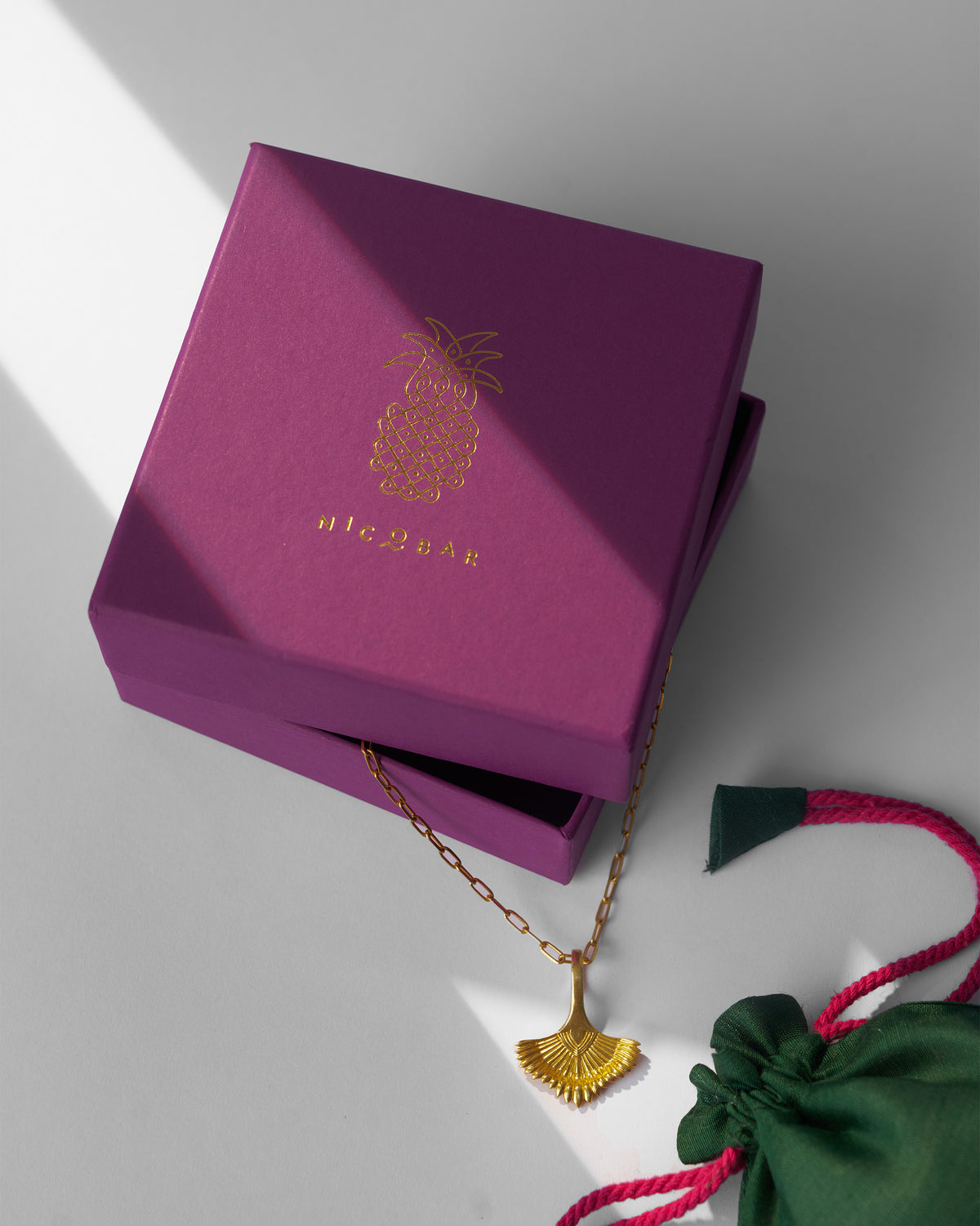 Palm Necklace - Gold