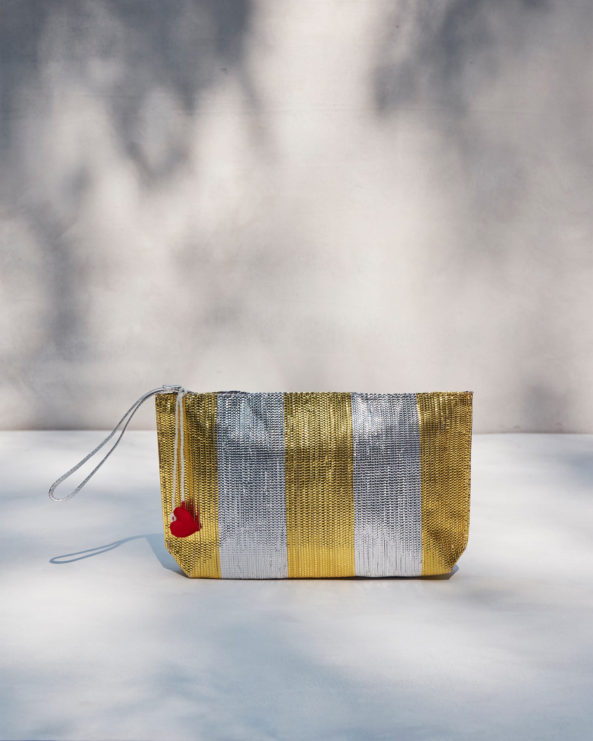 Seher Clutch - Gold & Silver