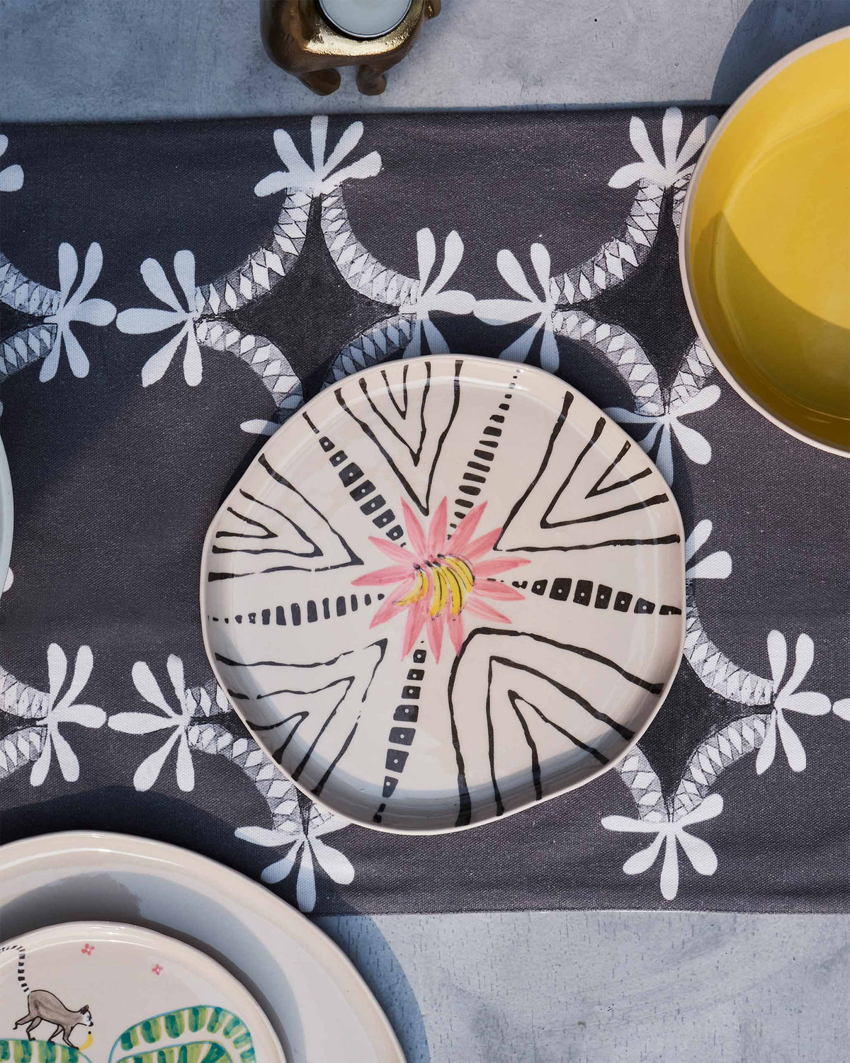 Zebra Quarter Plate