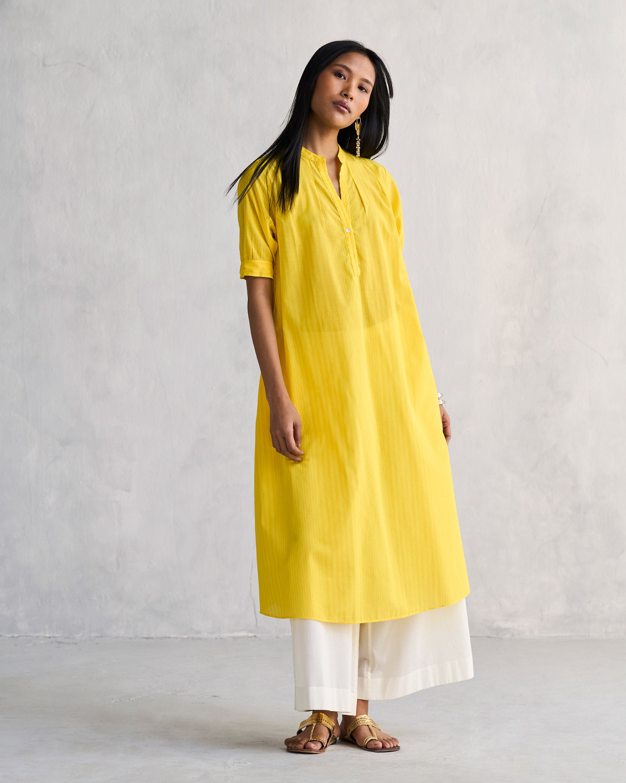 Mira Kurta - Yellow