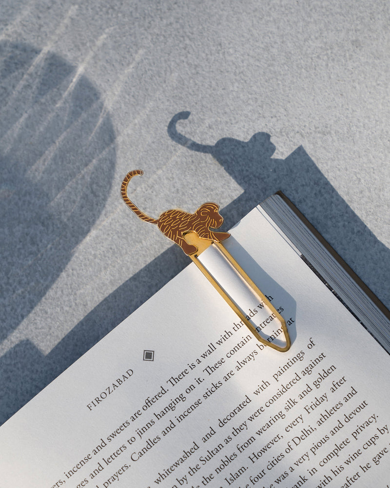 Safari Monkey Bookmark