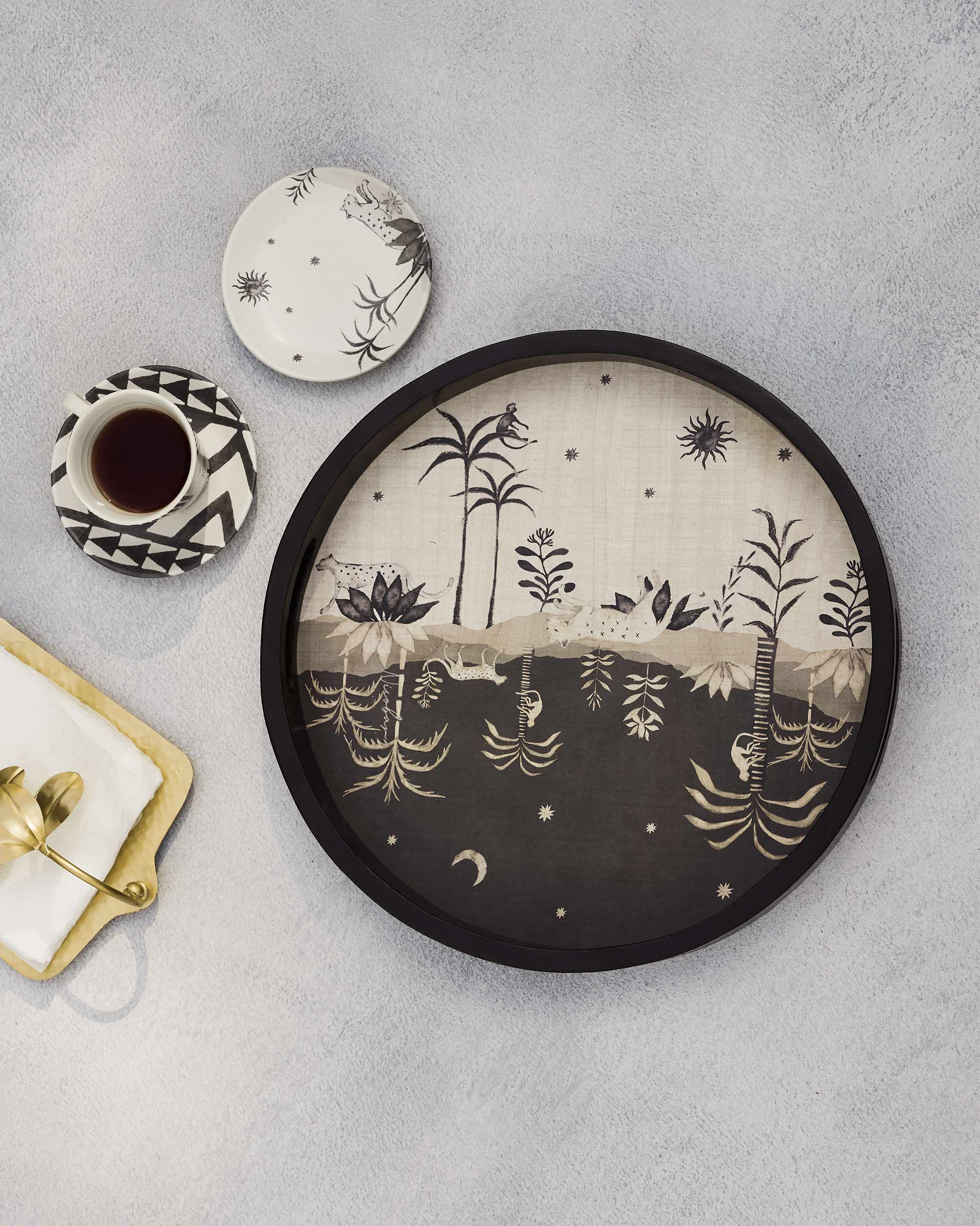Midnight Jungle Tray