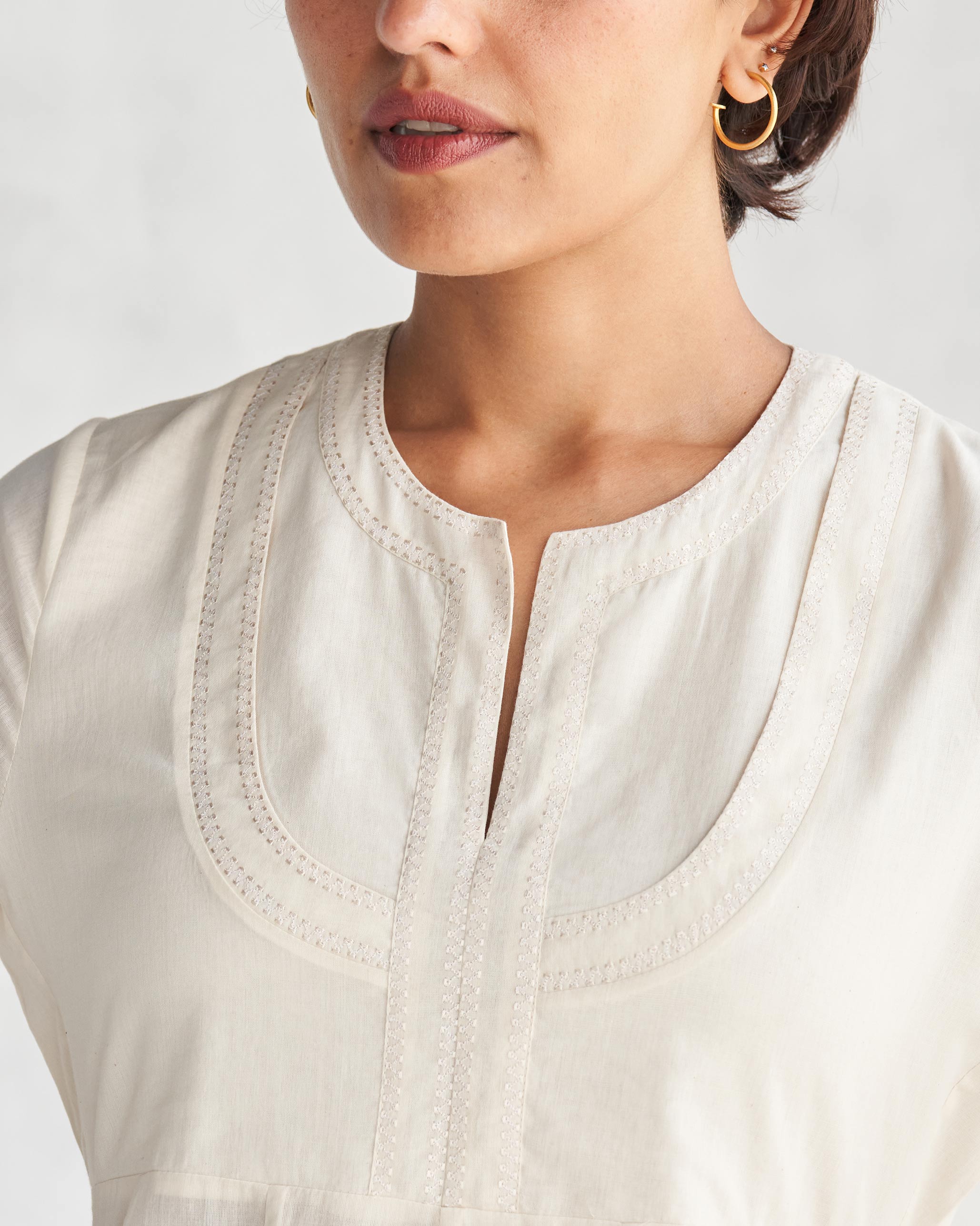 Tisya Kurta - Ivory