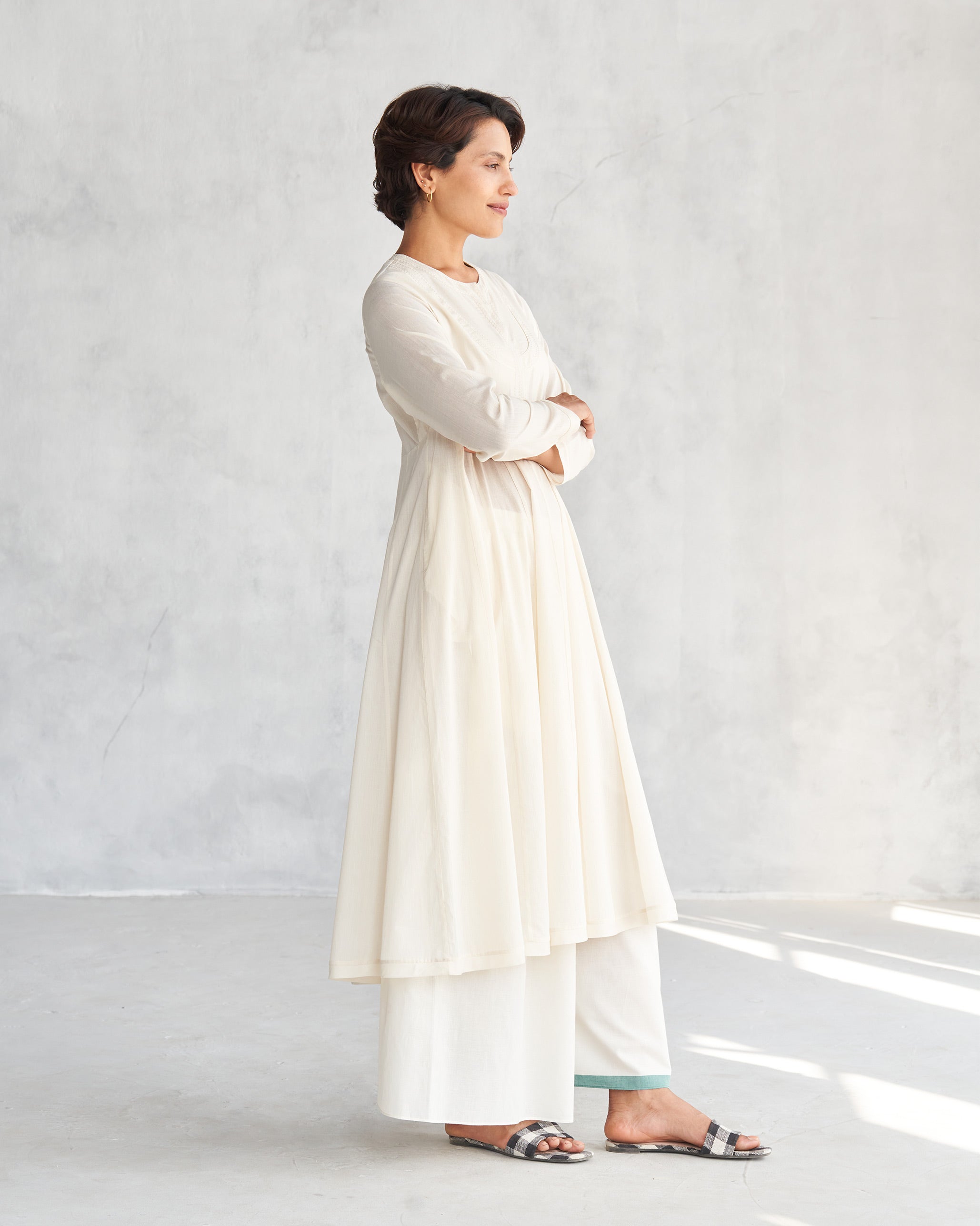 Tisya Kurta - Ivory
