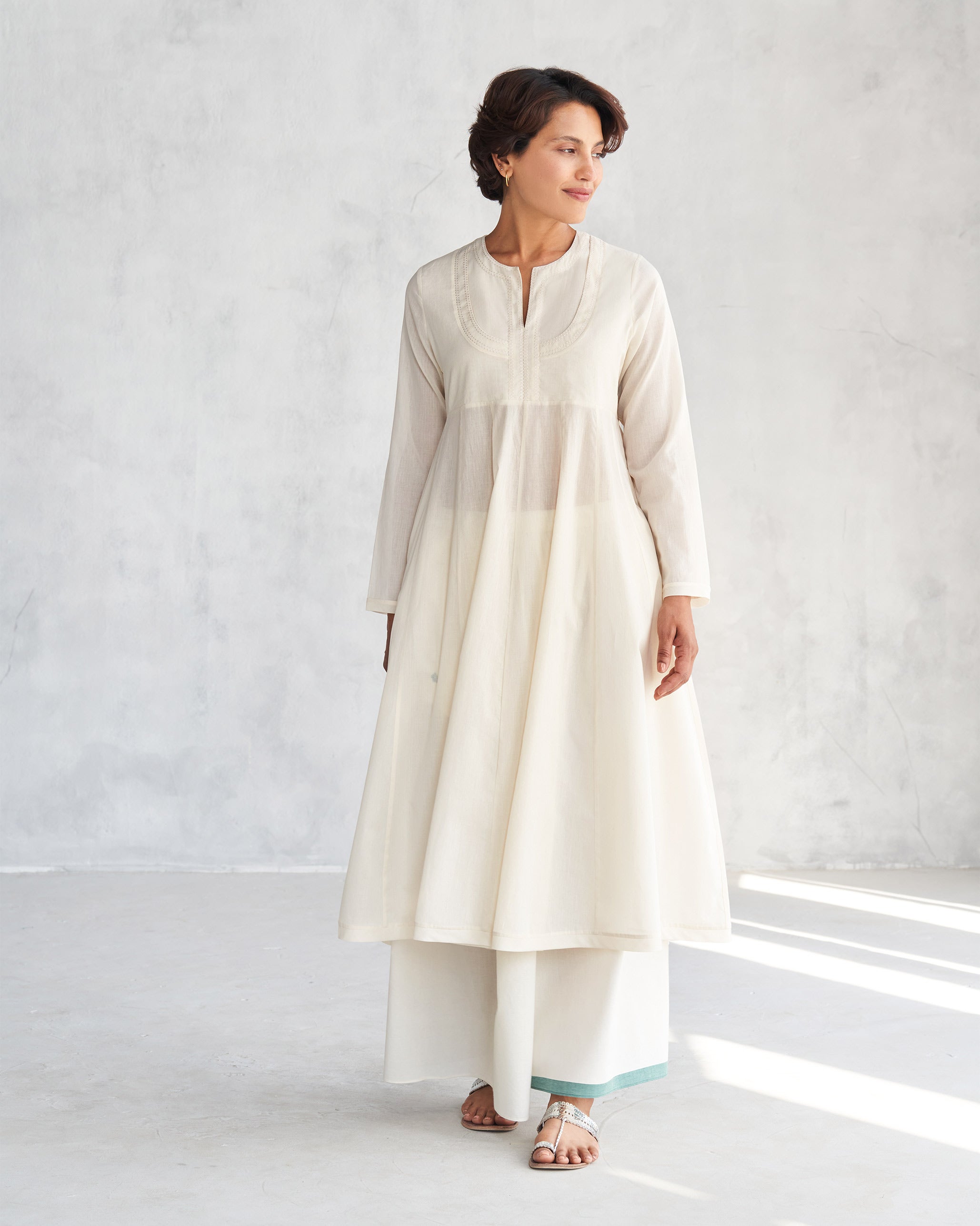 Tisya Kurta - Ivory