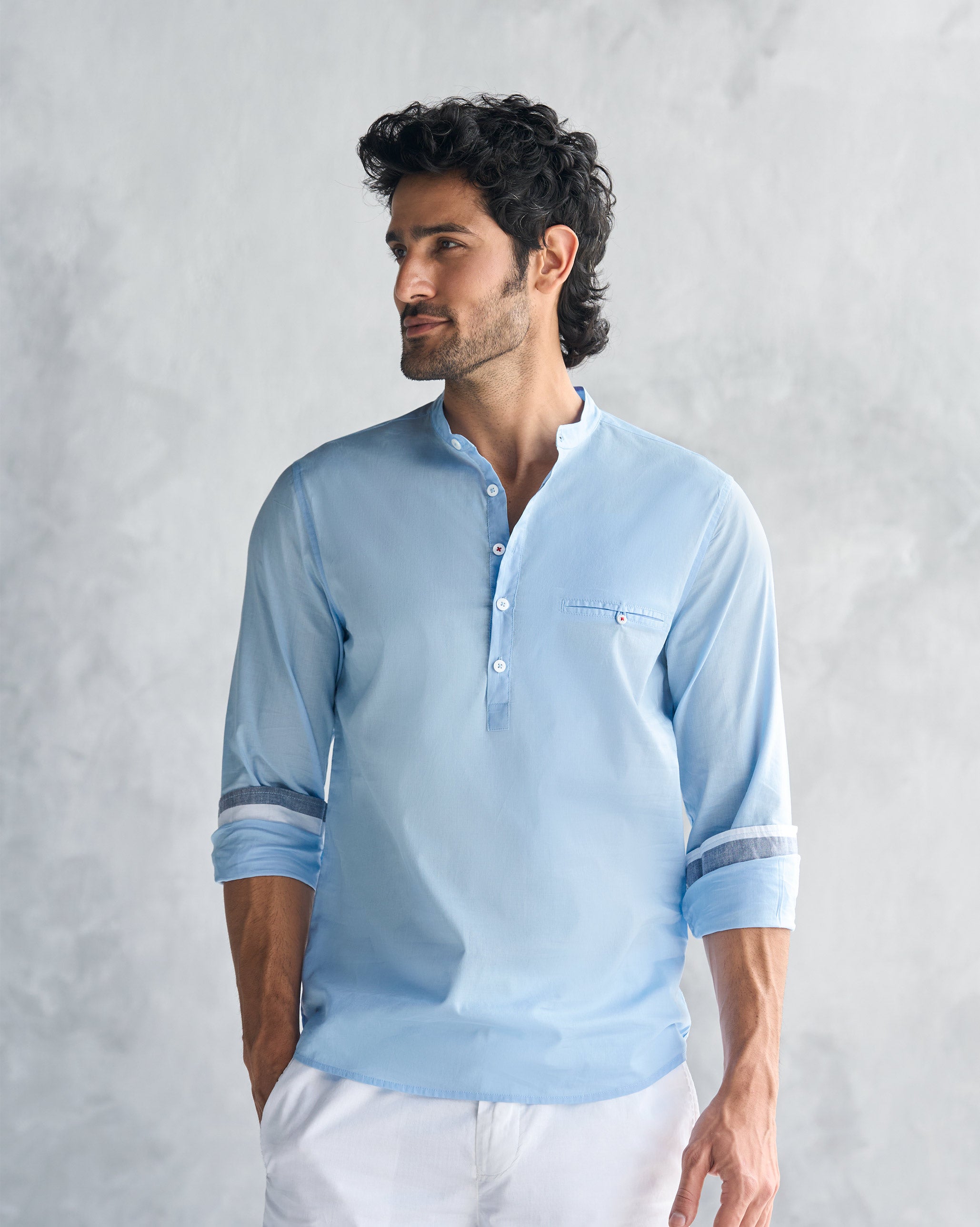 Pondicherry Shirt - Light Blue