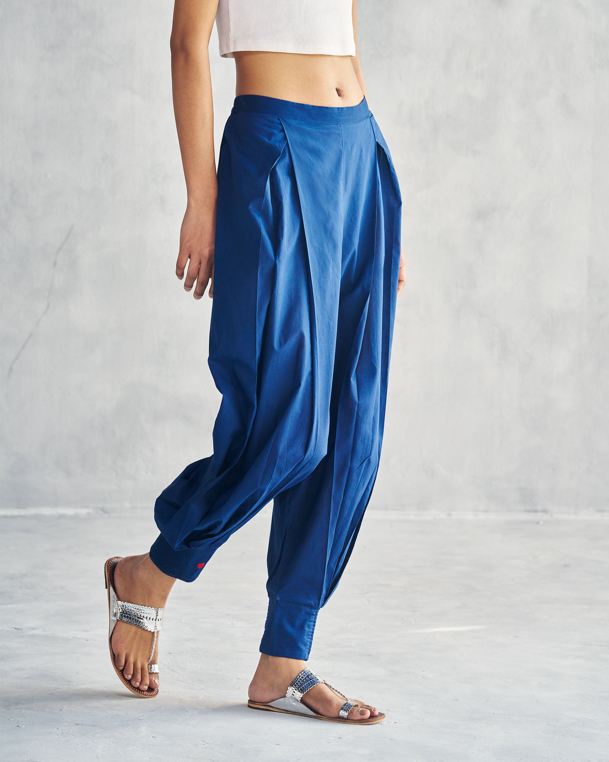 Puff Pants - Navy