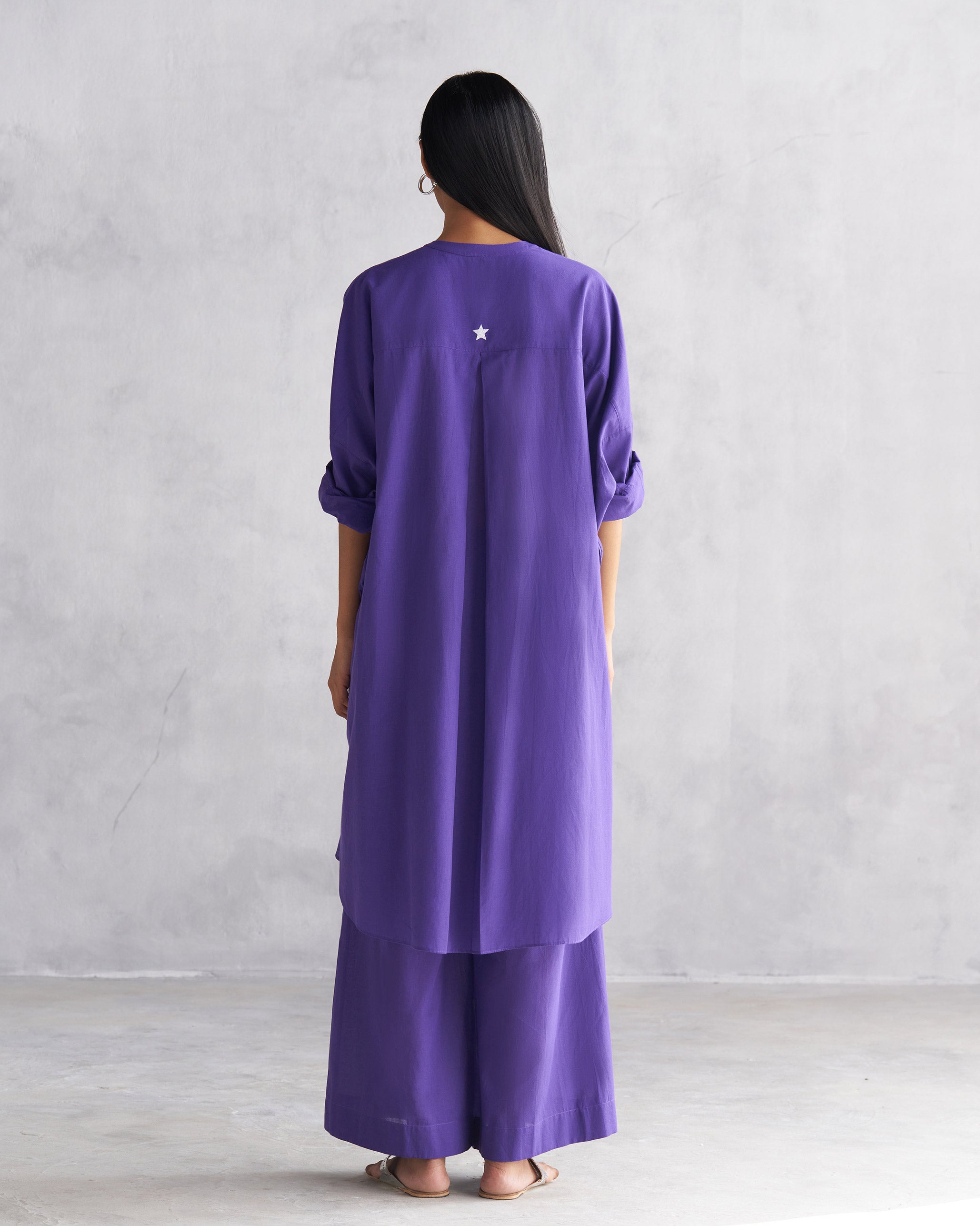 Lazy Sunday Tunic - Purple